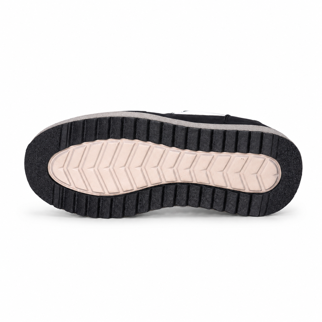 basket en cuir 0061 Noir-A
