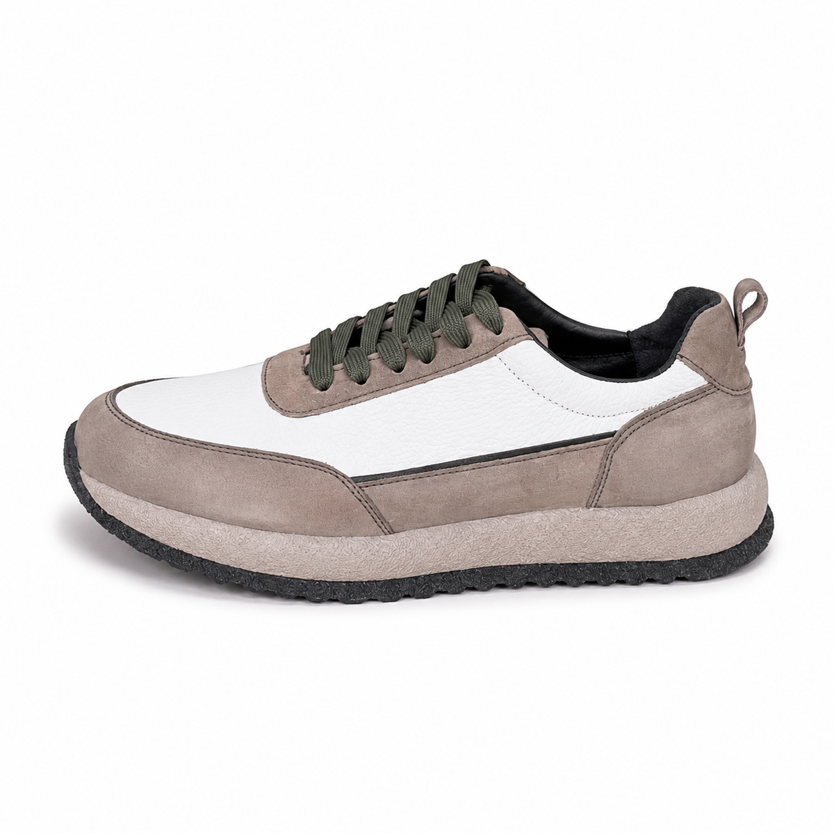 basket en cuir 0061 Vert