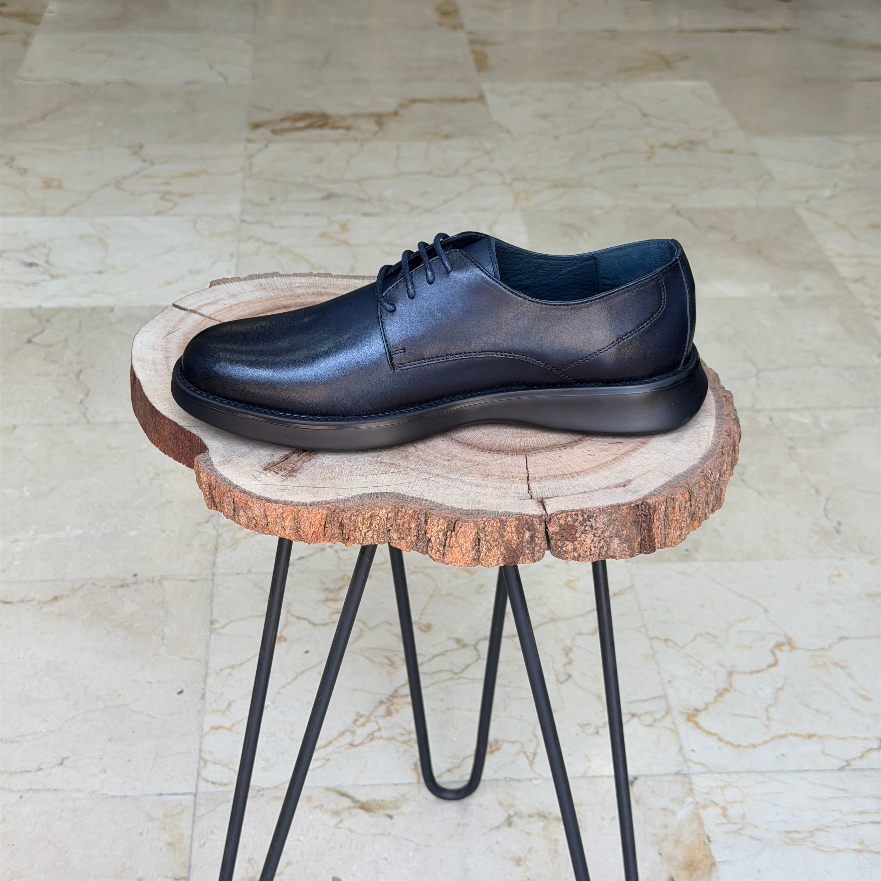 CHAUSSURES EN CUIR ELLEGANO 342 BLEU