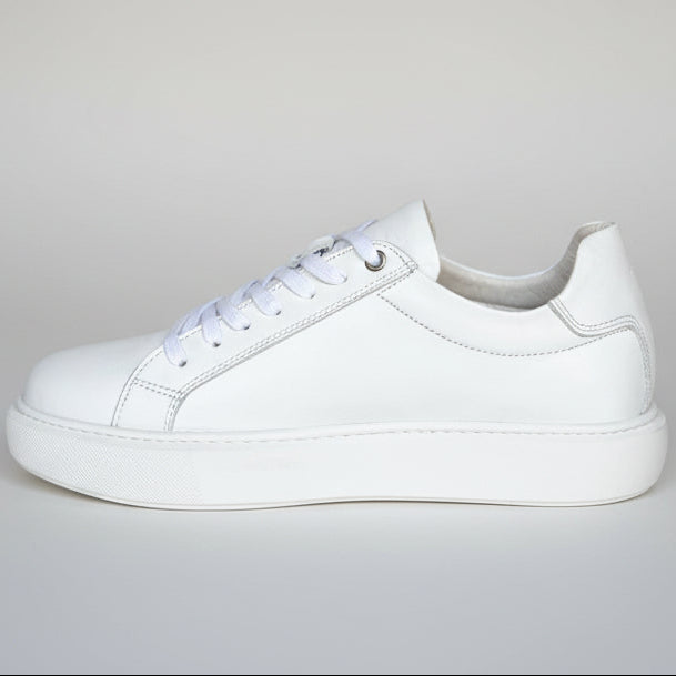 basket en cuir moudel rm528 blanc - Shopilo Shoes