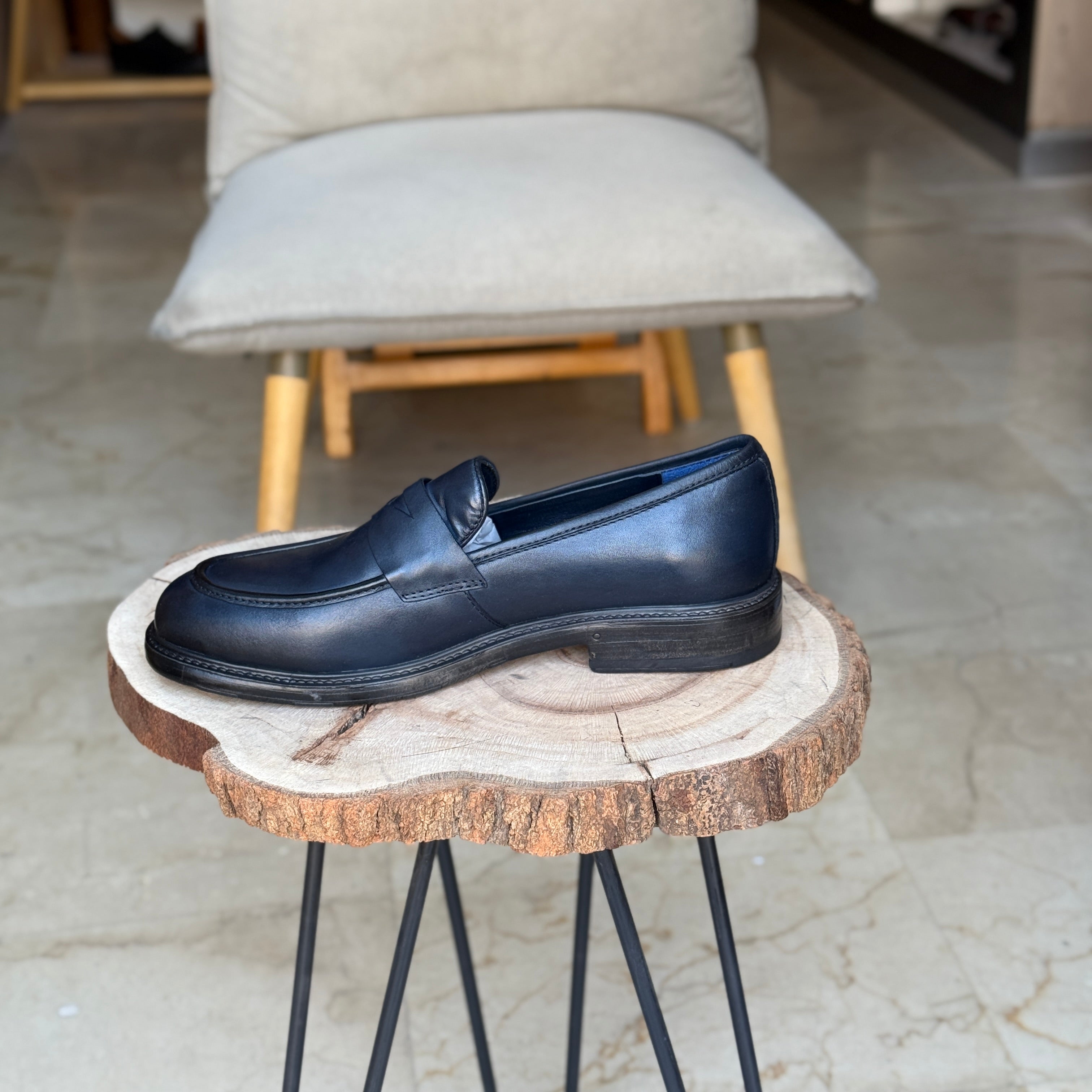 CHAUSSURES EN CUIR VÈRITABLES  REF: IT1060 BLEU
