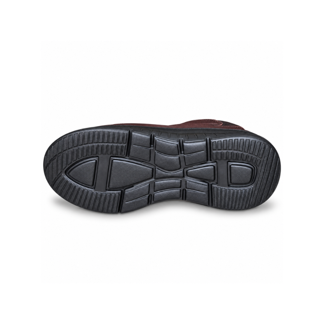 CHAUSSURE MEDICAL EN CUIR  738 MARRON