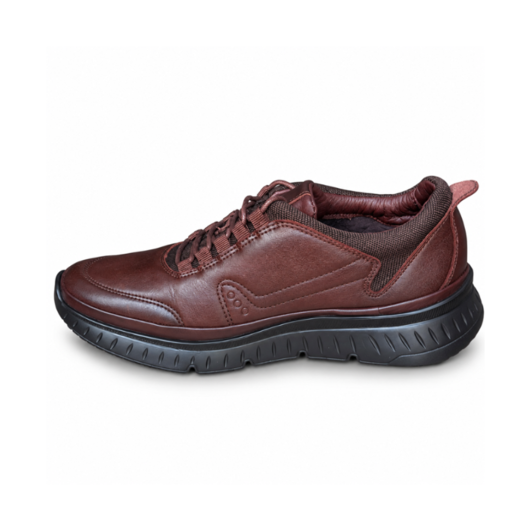 CHAUSSURE MEDICAL EN CUIR  738 MARRON