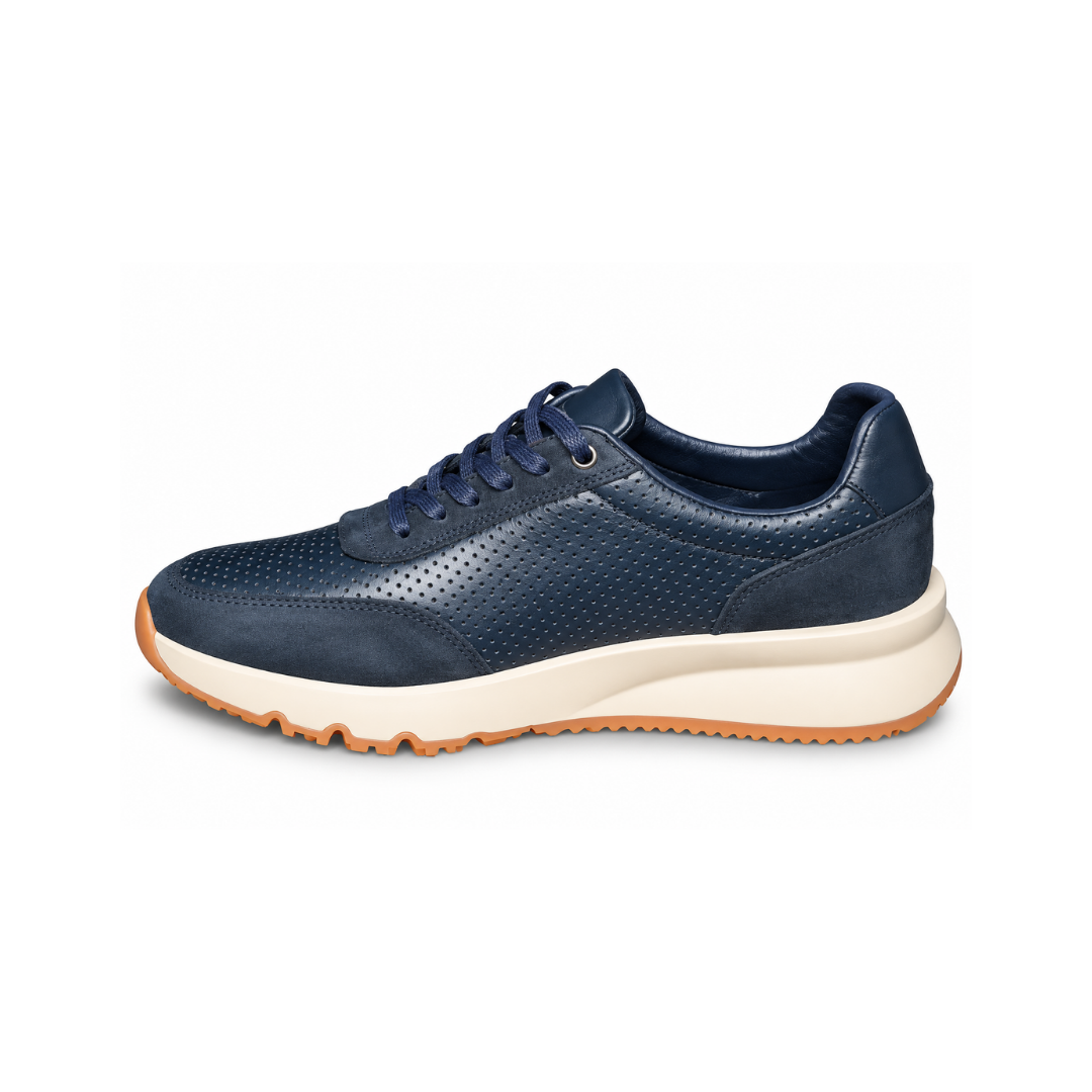 Baskets en Cuir standard NEW 921 BLEU