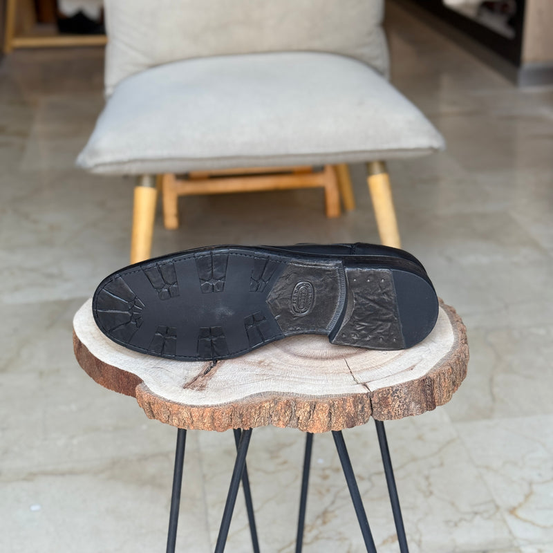 CHAUSSURES EN CUIR VÈRITABLES  REF: IT802 NOIR