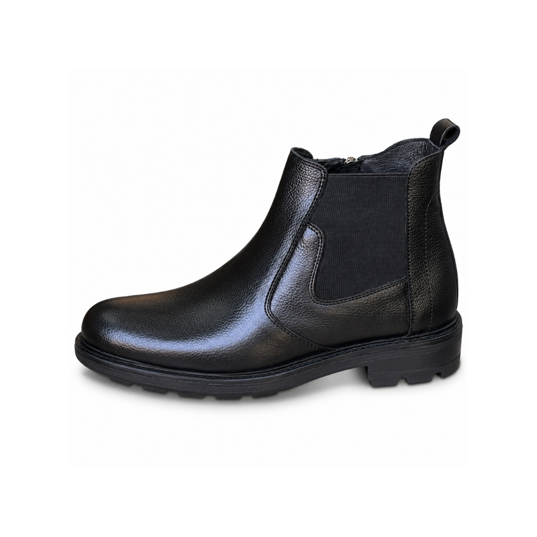 Bottine En Cuir Adriano 810 noir