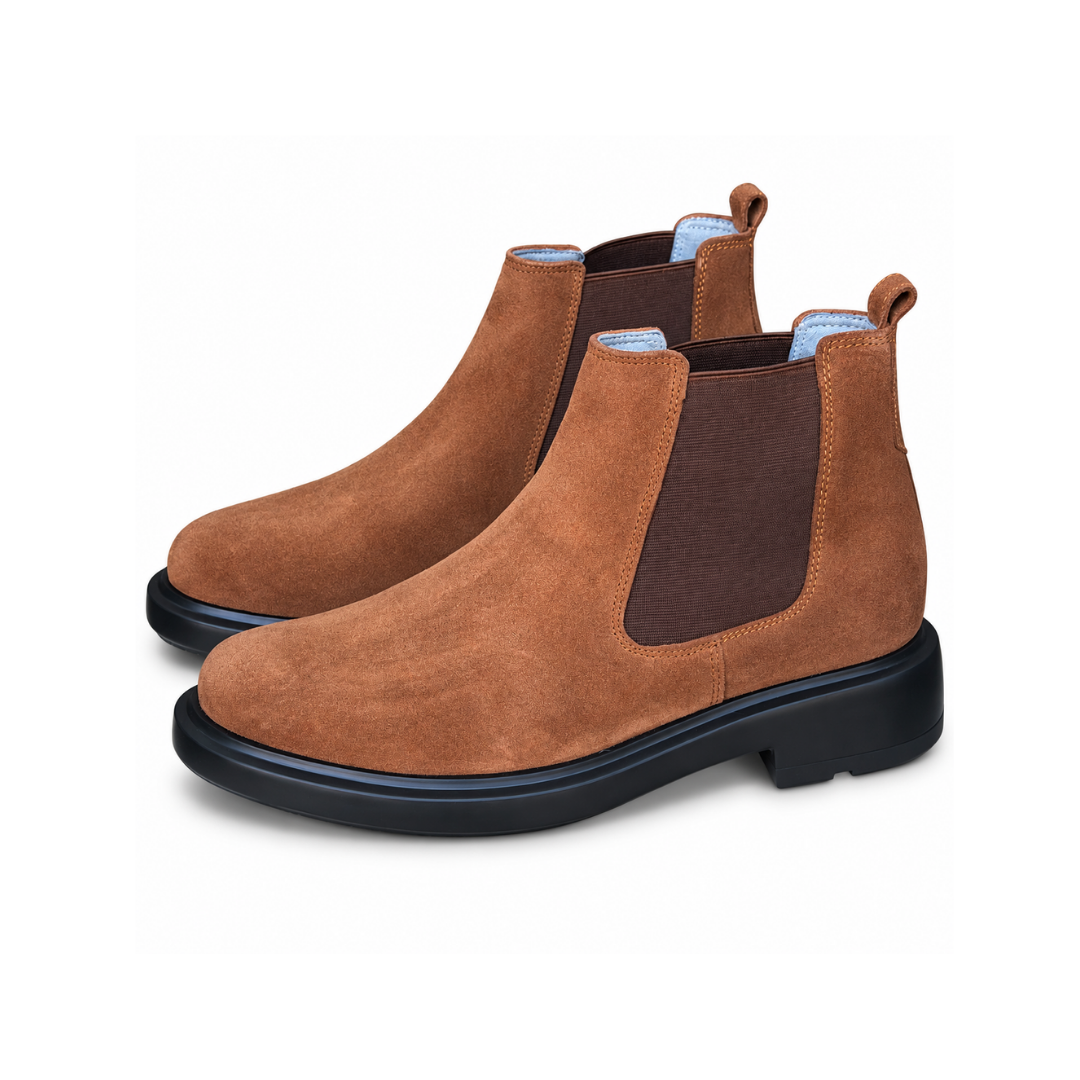 Bottine En Cuir 0400 TABA DAIM