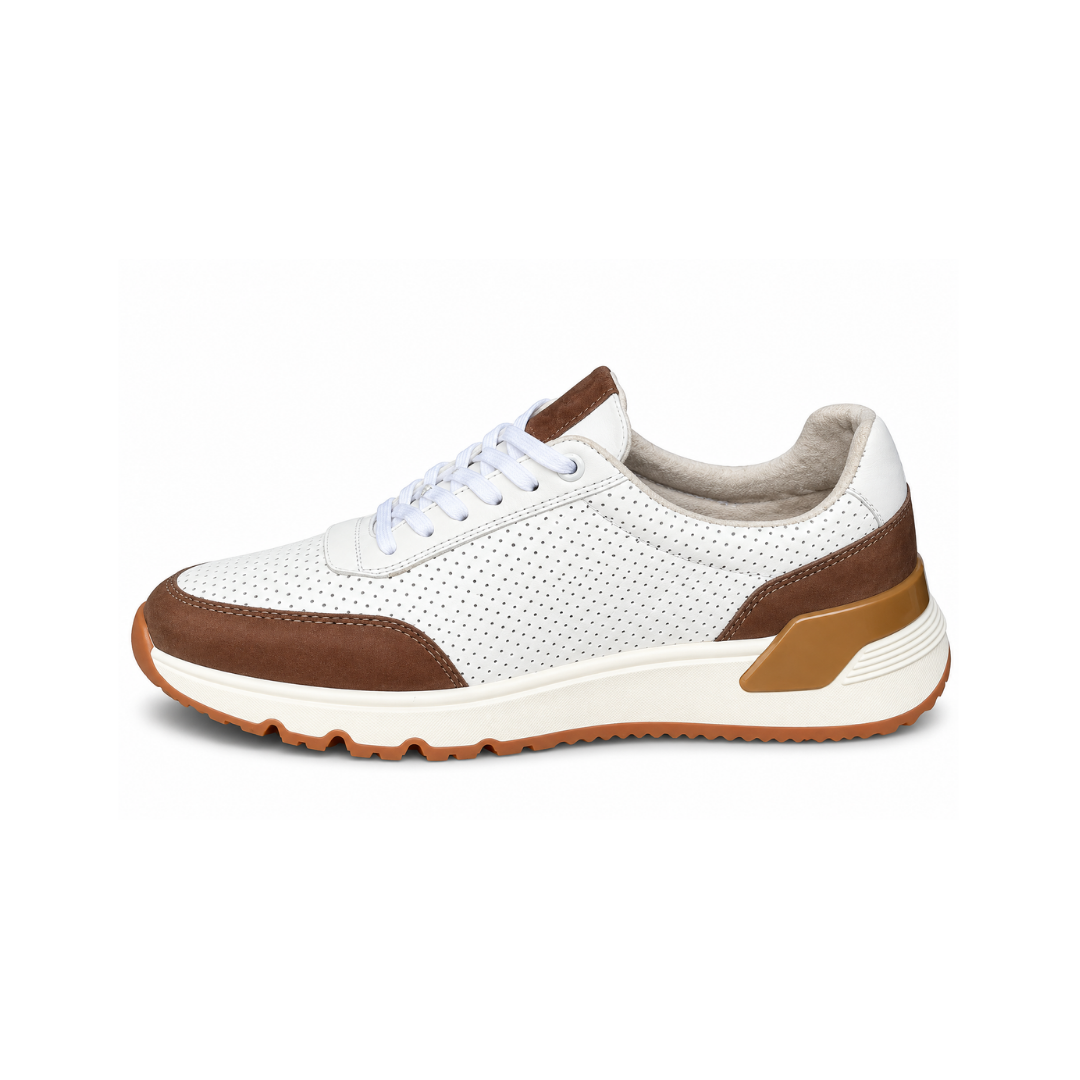 Baskets en Cuir NEW 921 BLANC