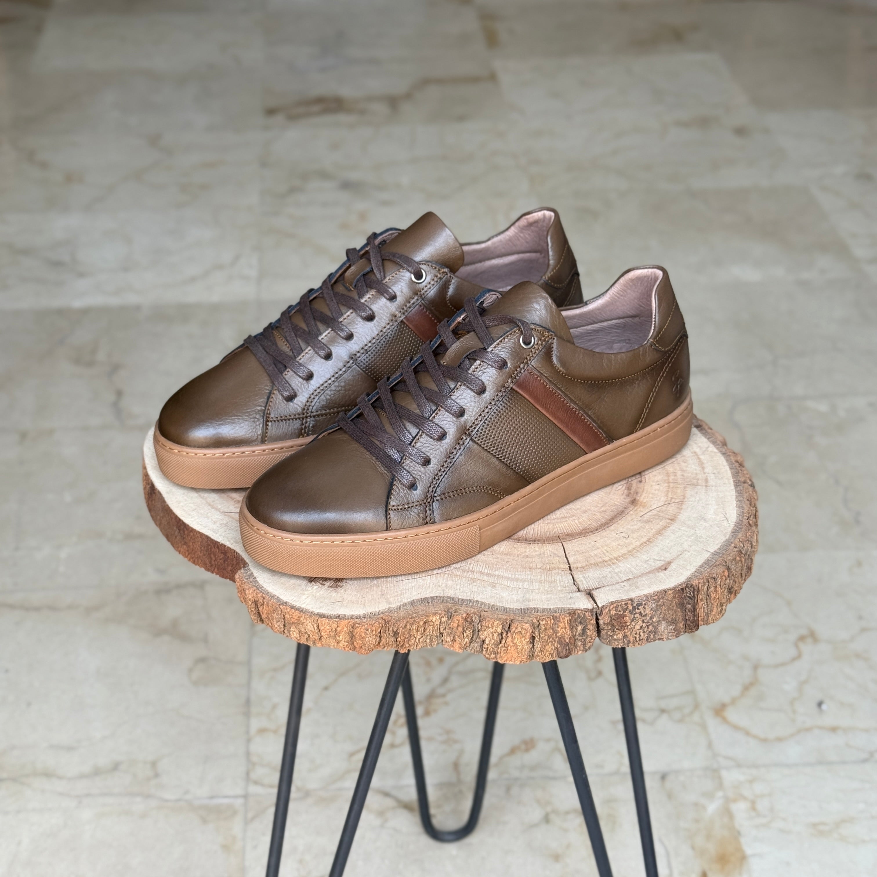 basket en cuir 718 TABA - Shopilo Shoes