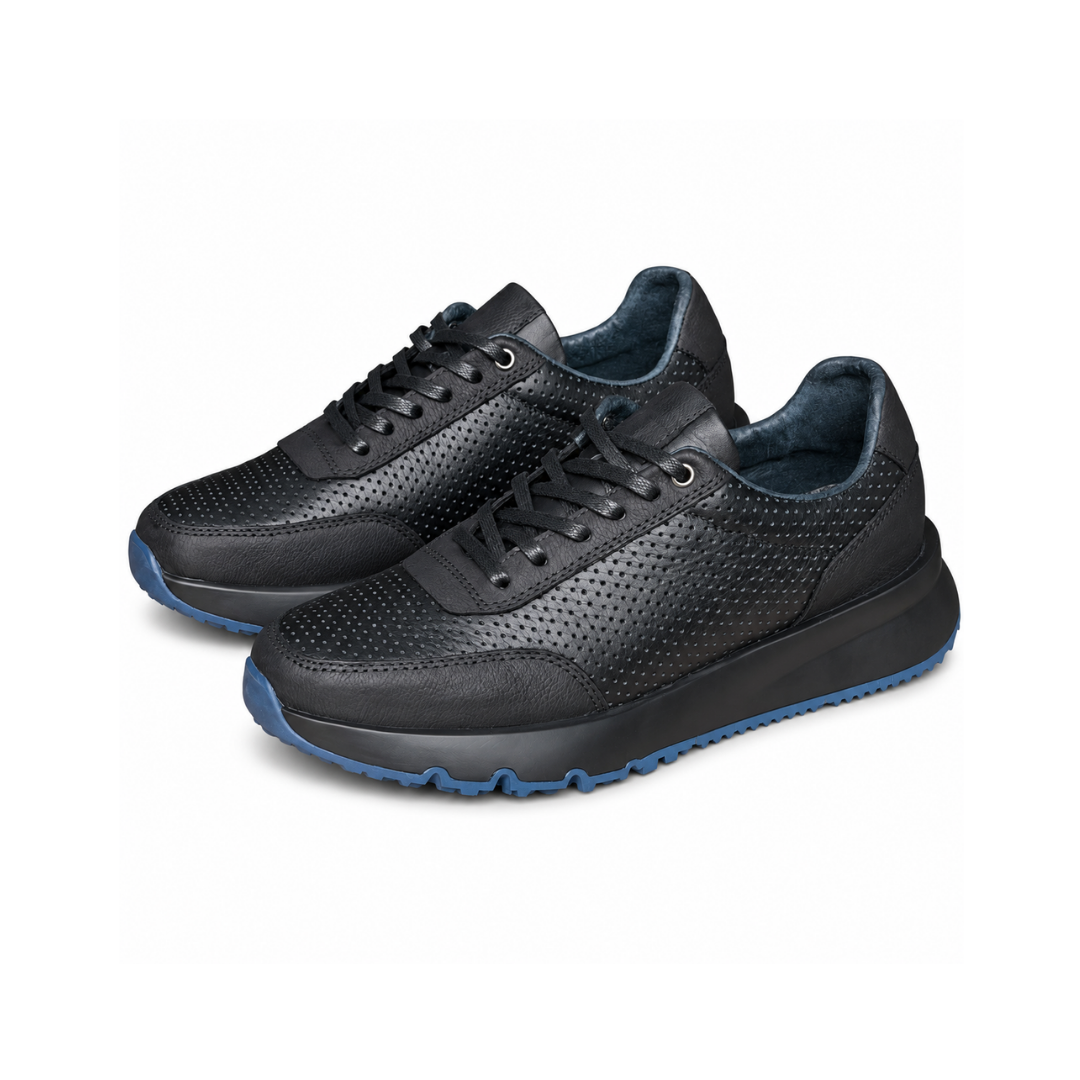 Baskets en Cuir NEW 921 NOIR