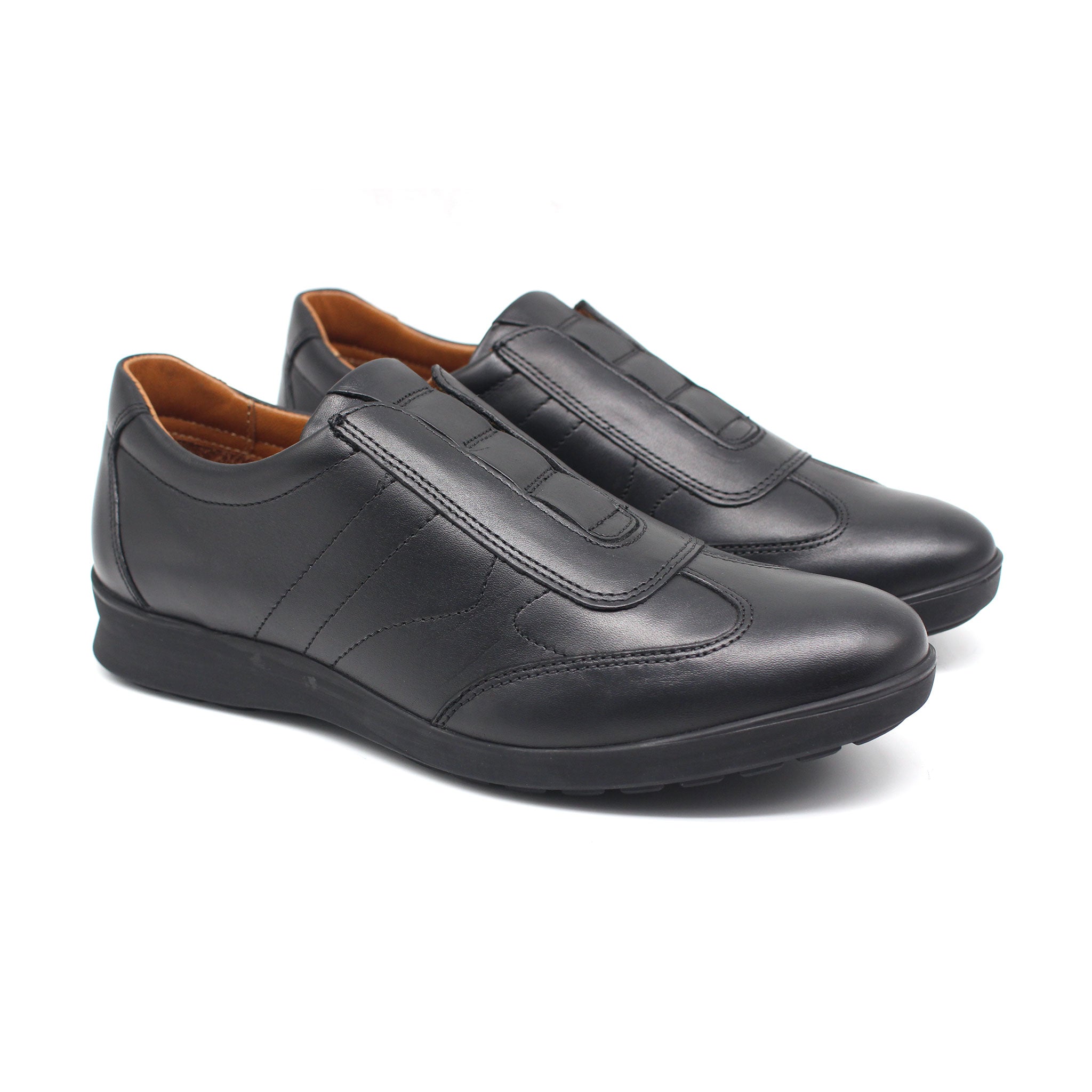 Chaussure en Cuir Ref: 1847 Marron Fonce TK23