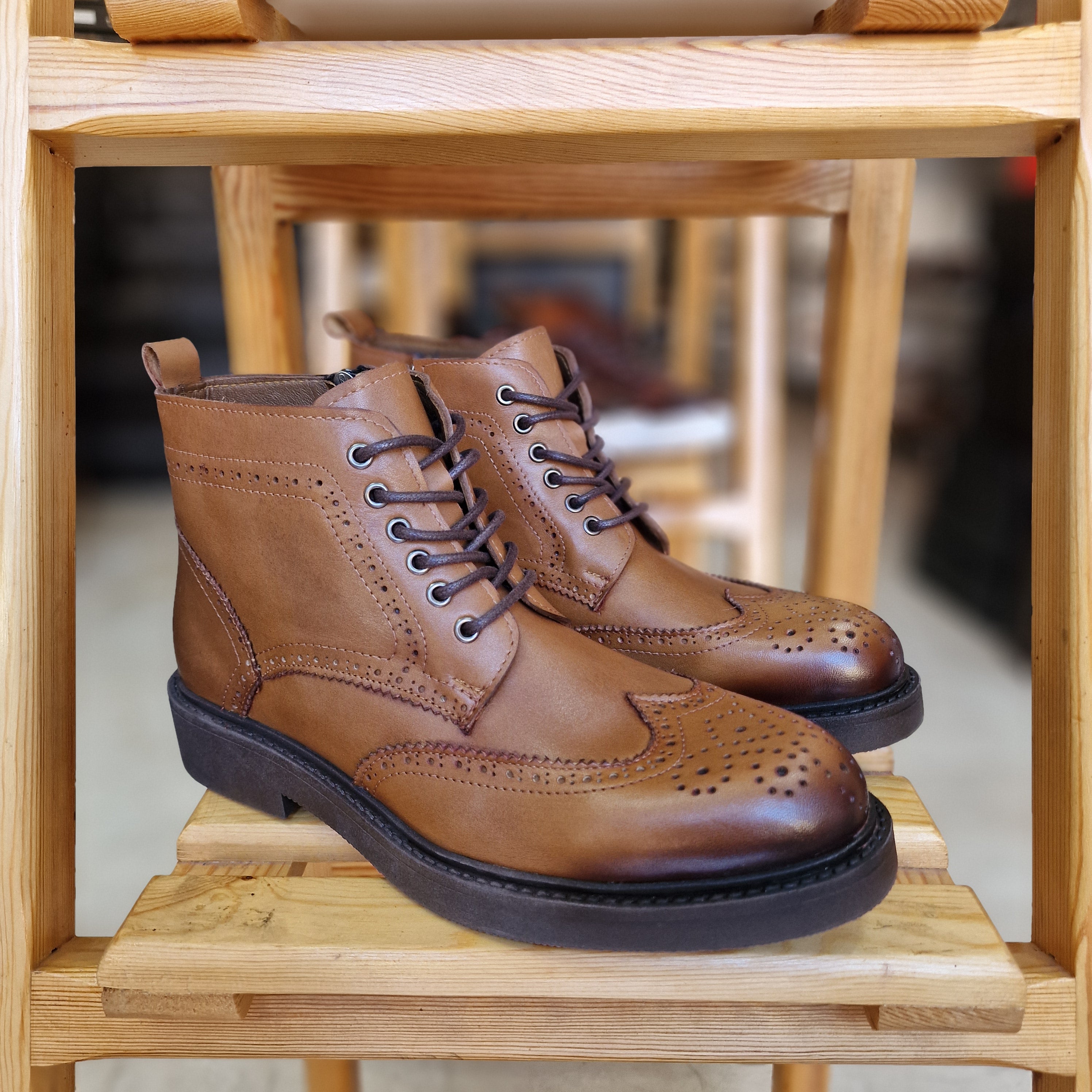 Bottine En Cuir 2023 Richilio Taba