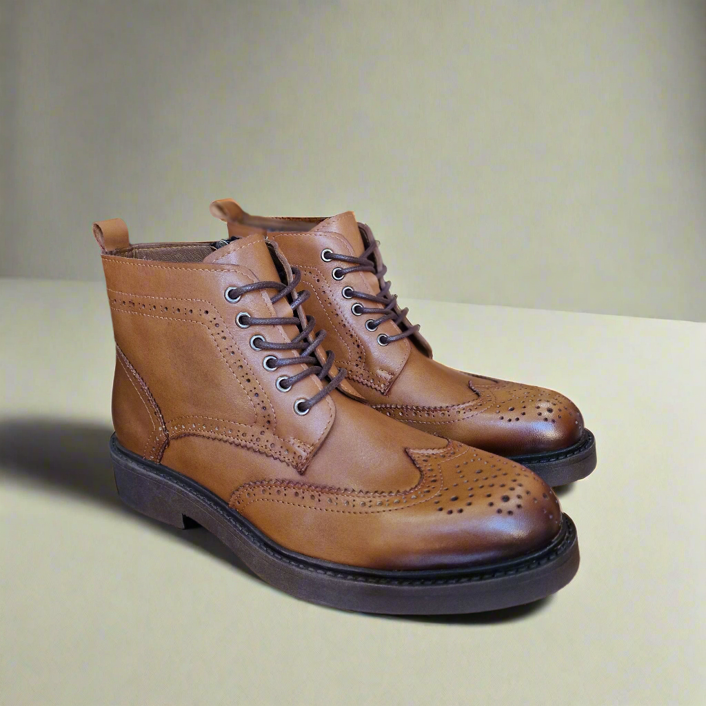 Bottine En Cuir 2023 Richilio Taba