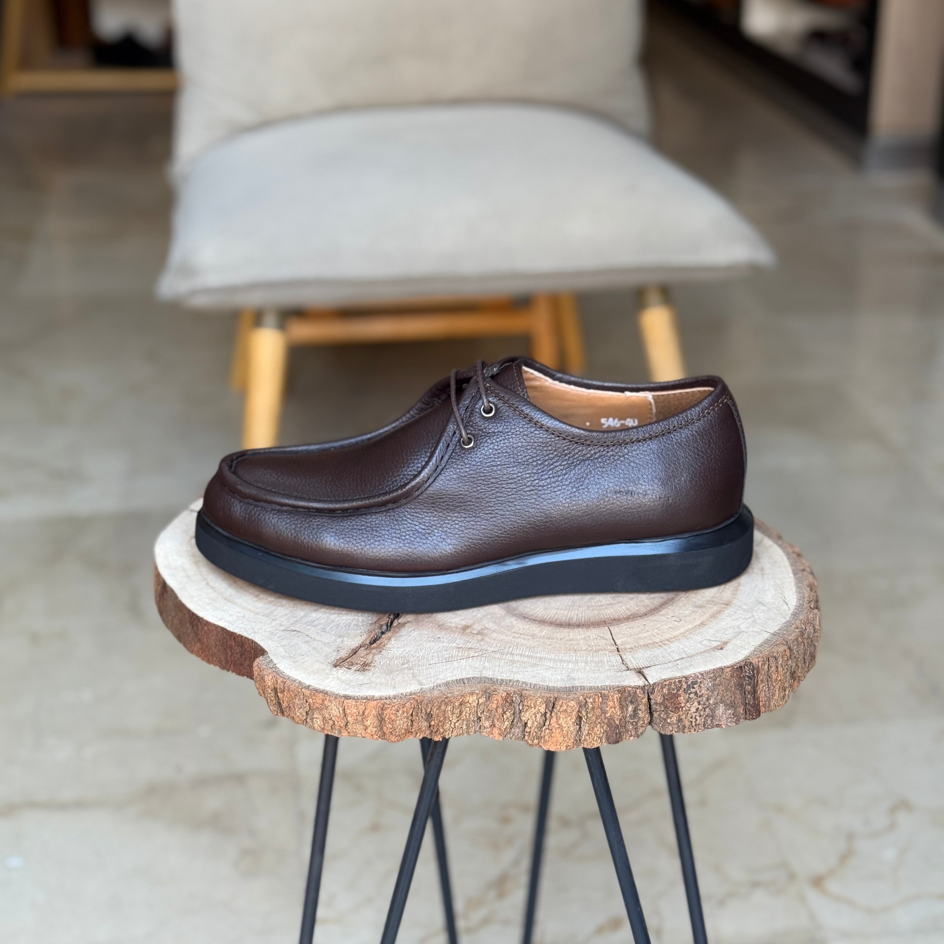 CHAUSSURES EN CUIR VÈRITABLES  DouxPas 546 MARRON
