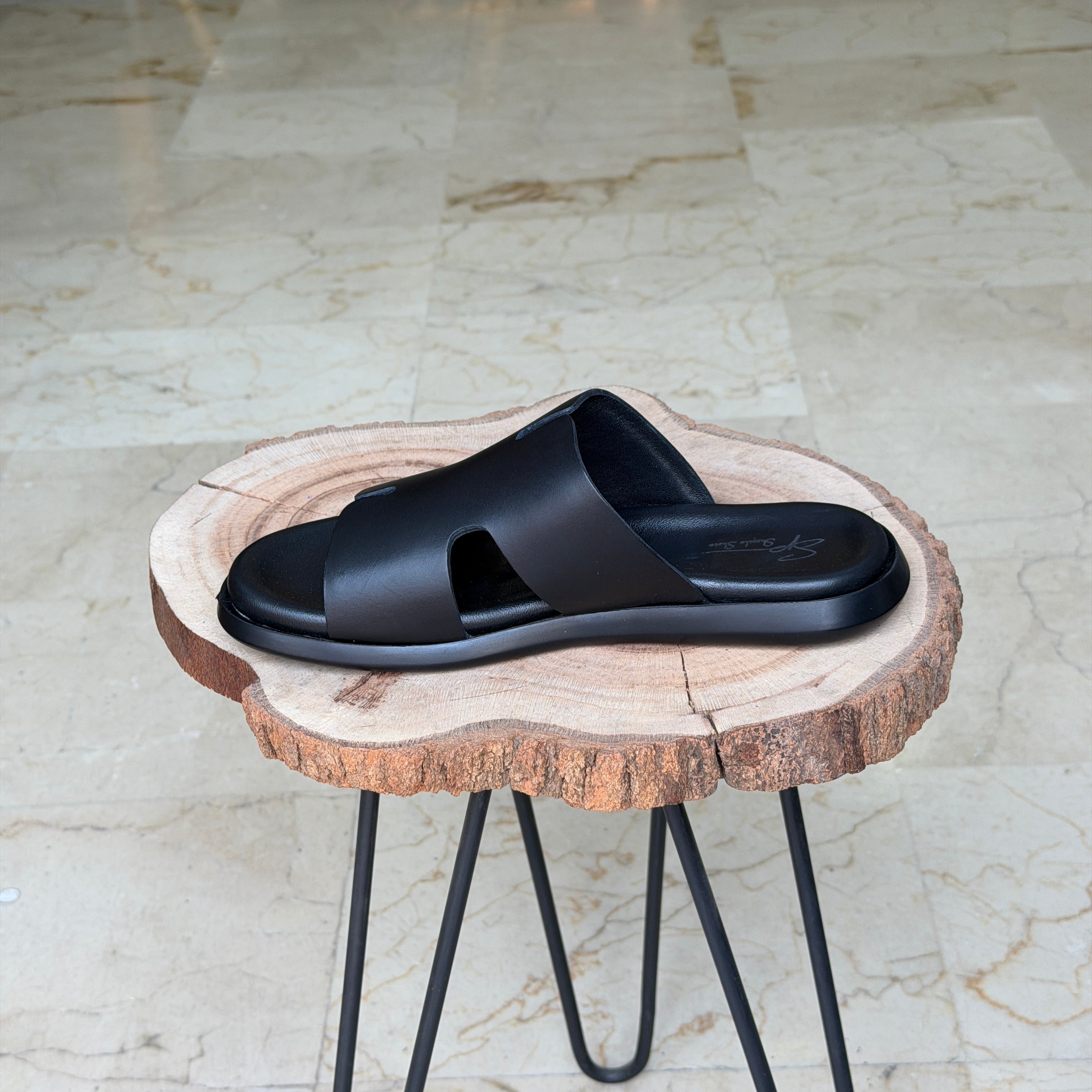 Sendale En Cuir Signateur 01 NOIR 1012