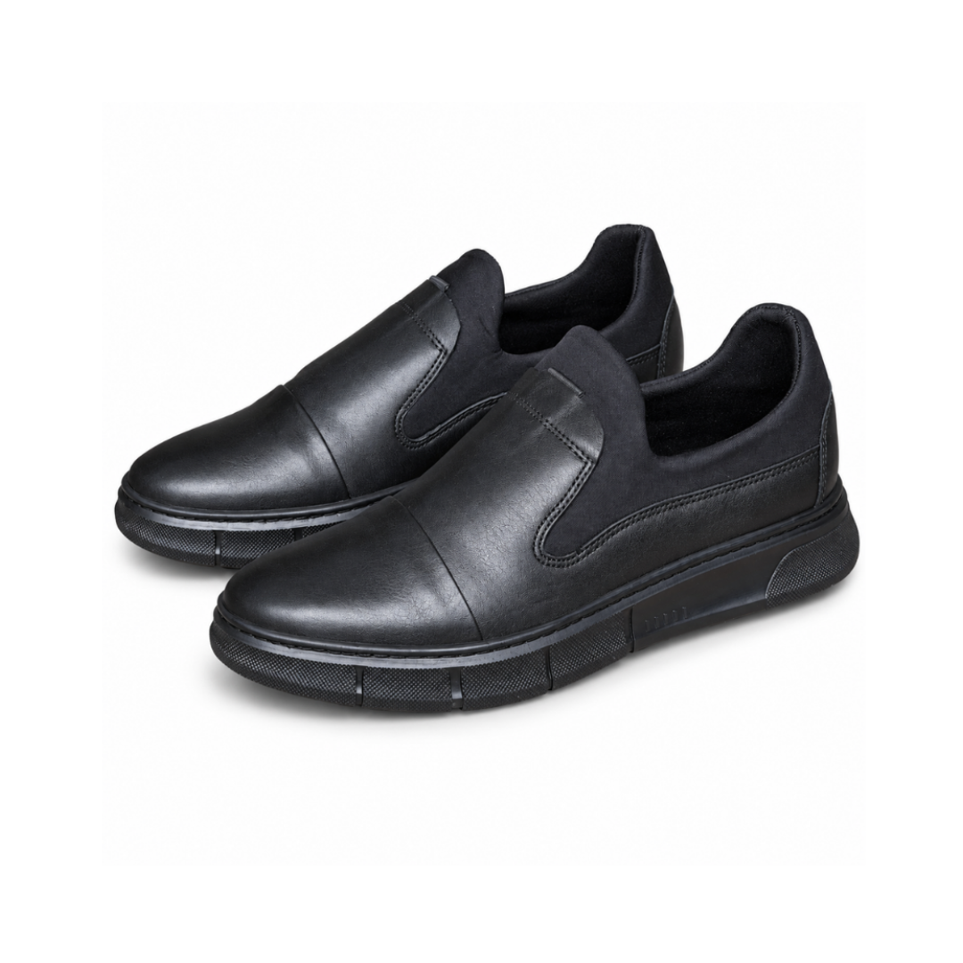 CHAUSSURE VALCON EN CUIR  713 NOIR