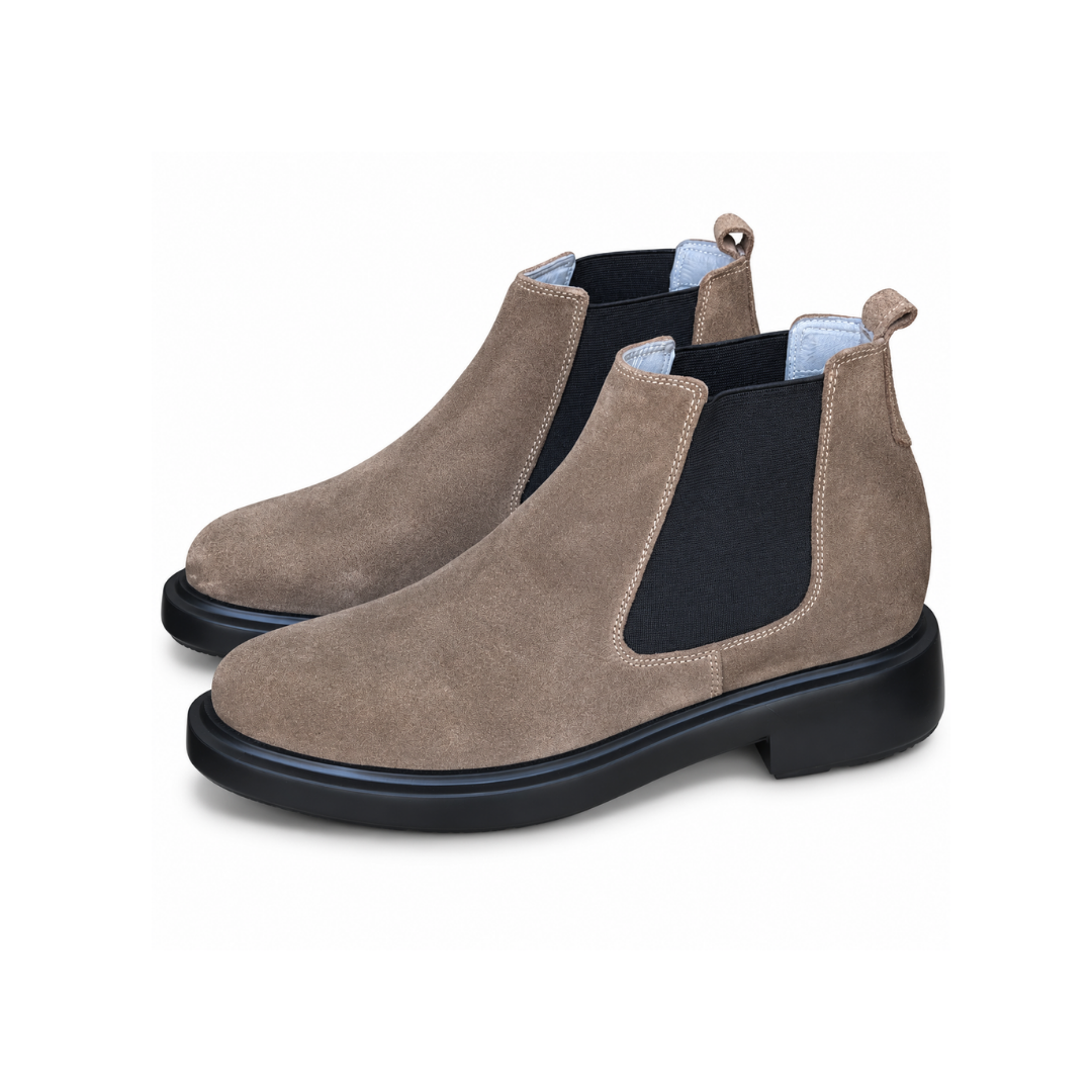 Bottine En Cuir 0400 VERT DAIM