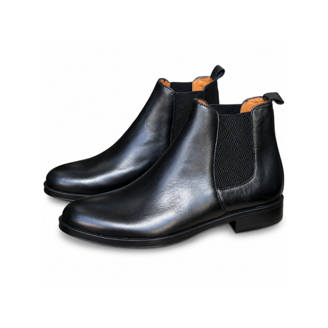 Bottine En Cuir 4060 noir - Shopilo Shoes