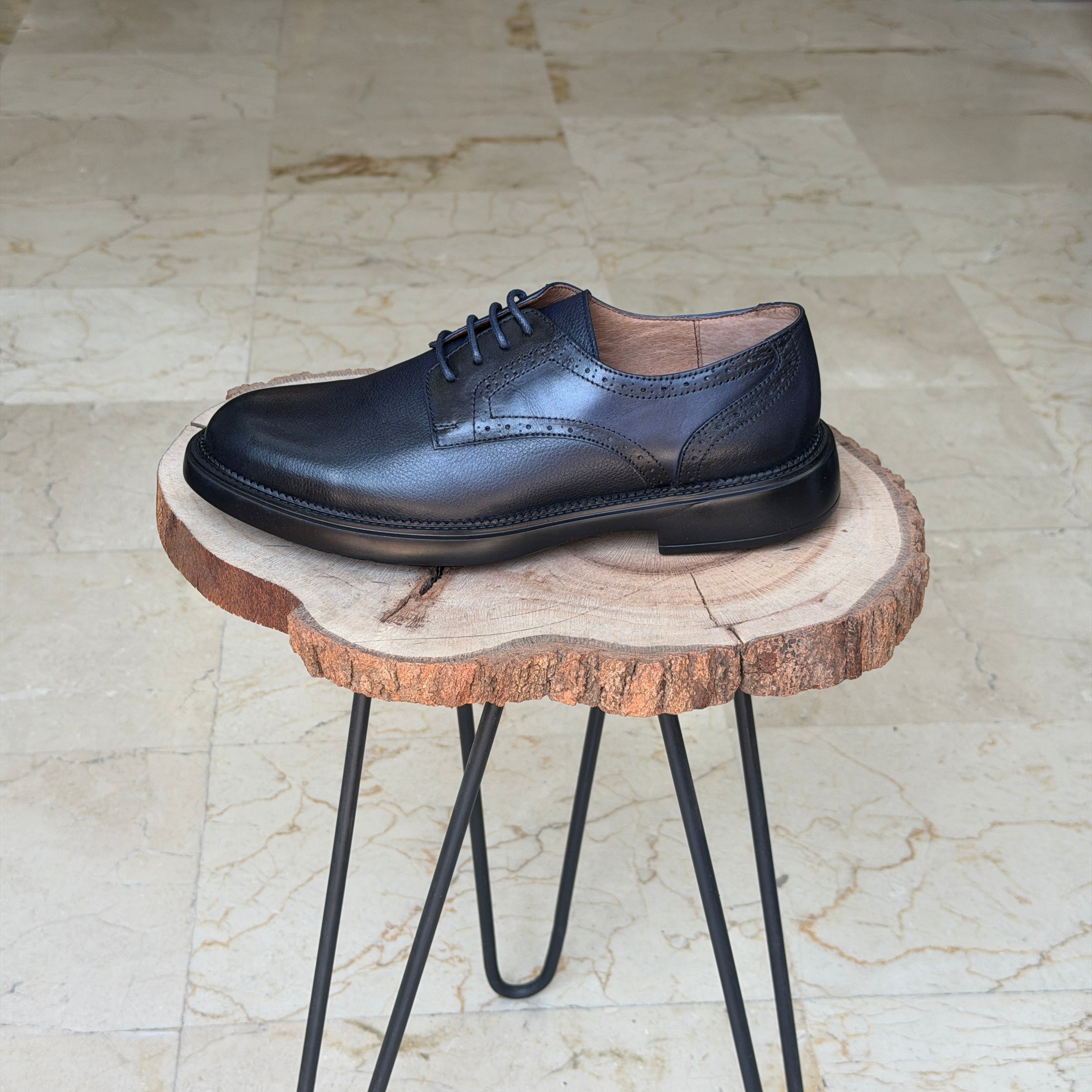 CHAUSSURES EN CUIR VÈRITABLES 467 bleu