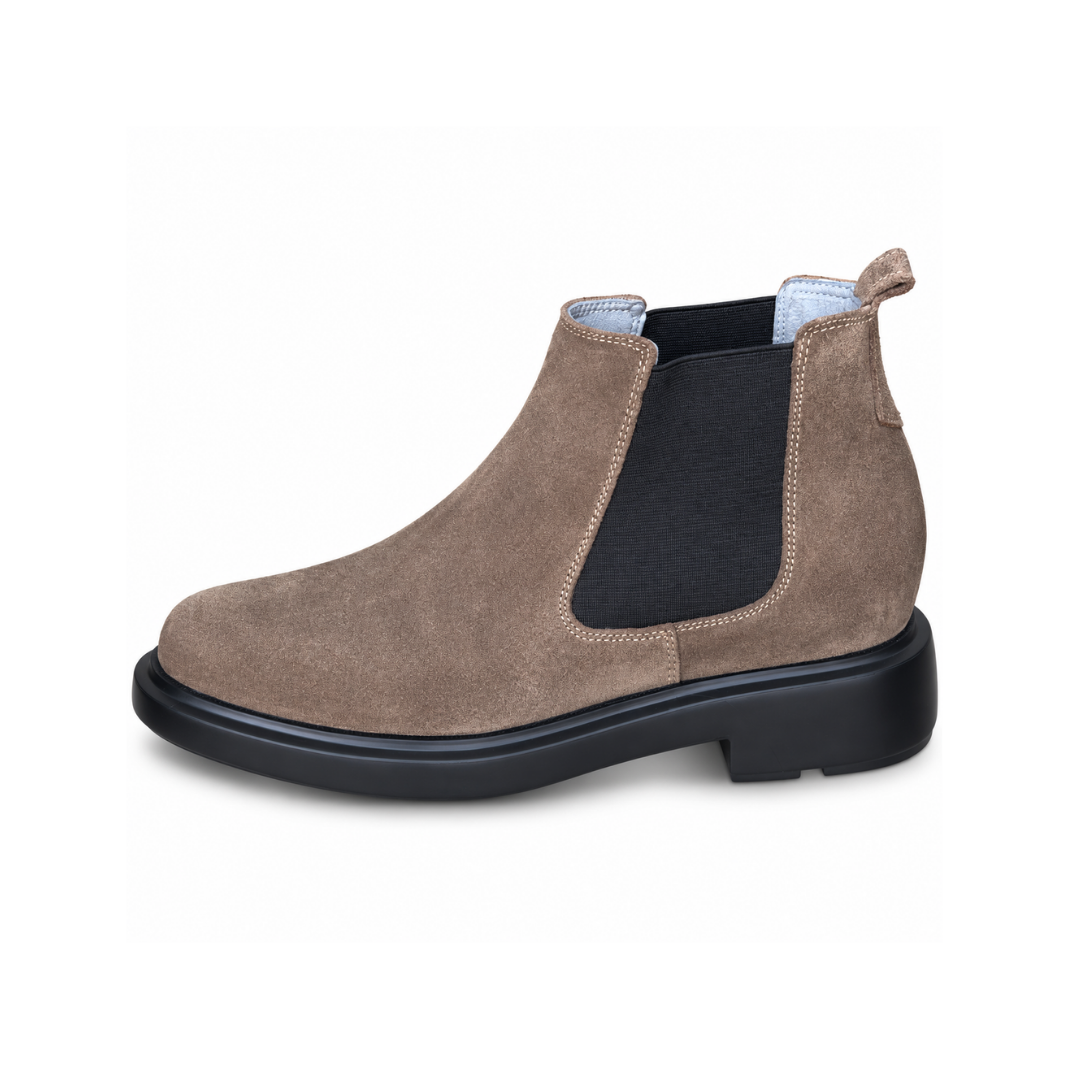Bottine En Cuir 0400 VERT DAIM