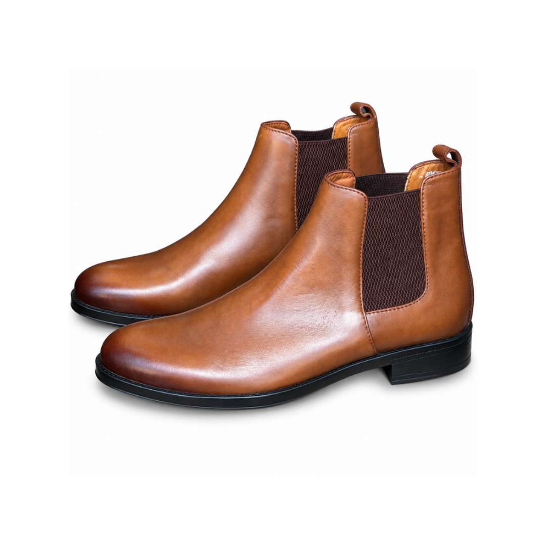 Bottine En Cuir 4060 Taba