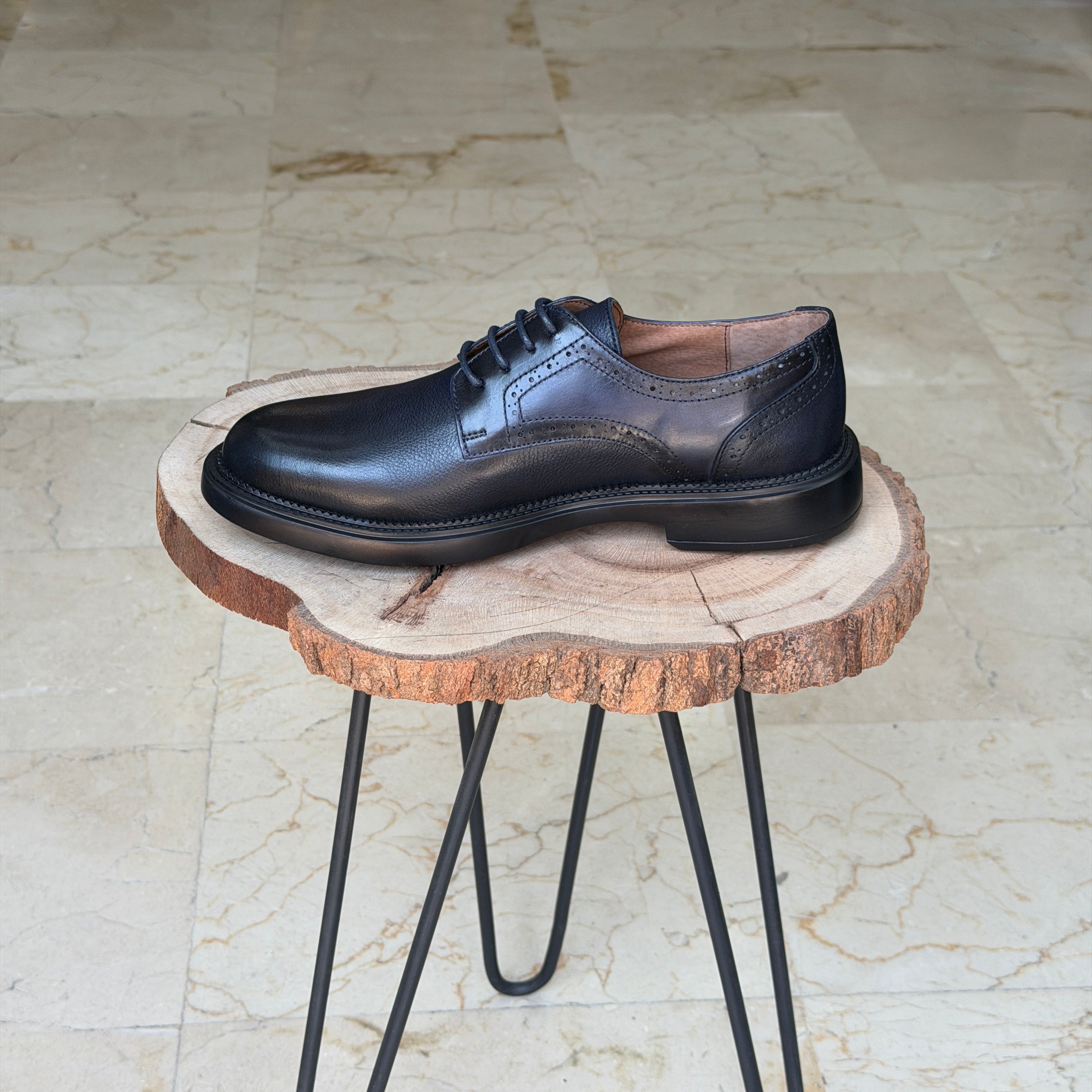 CHAUSSURES EN CUIR VÈRITABLES 467 bleu
