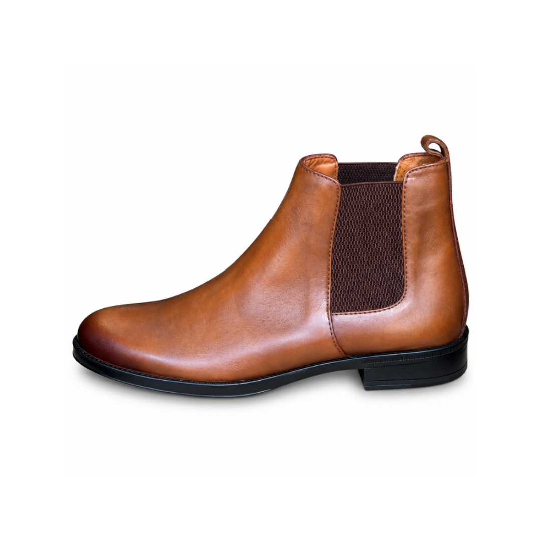 Bottine En Cuir 4060 Taba