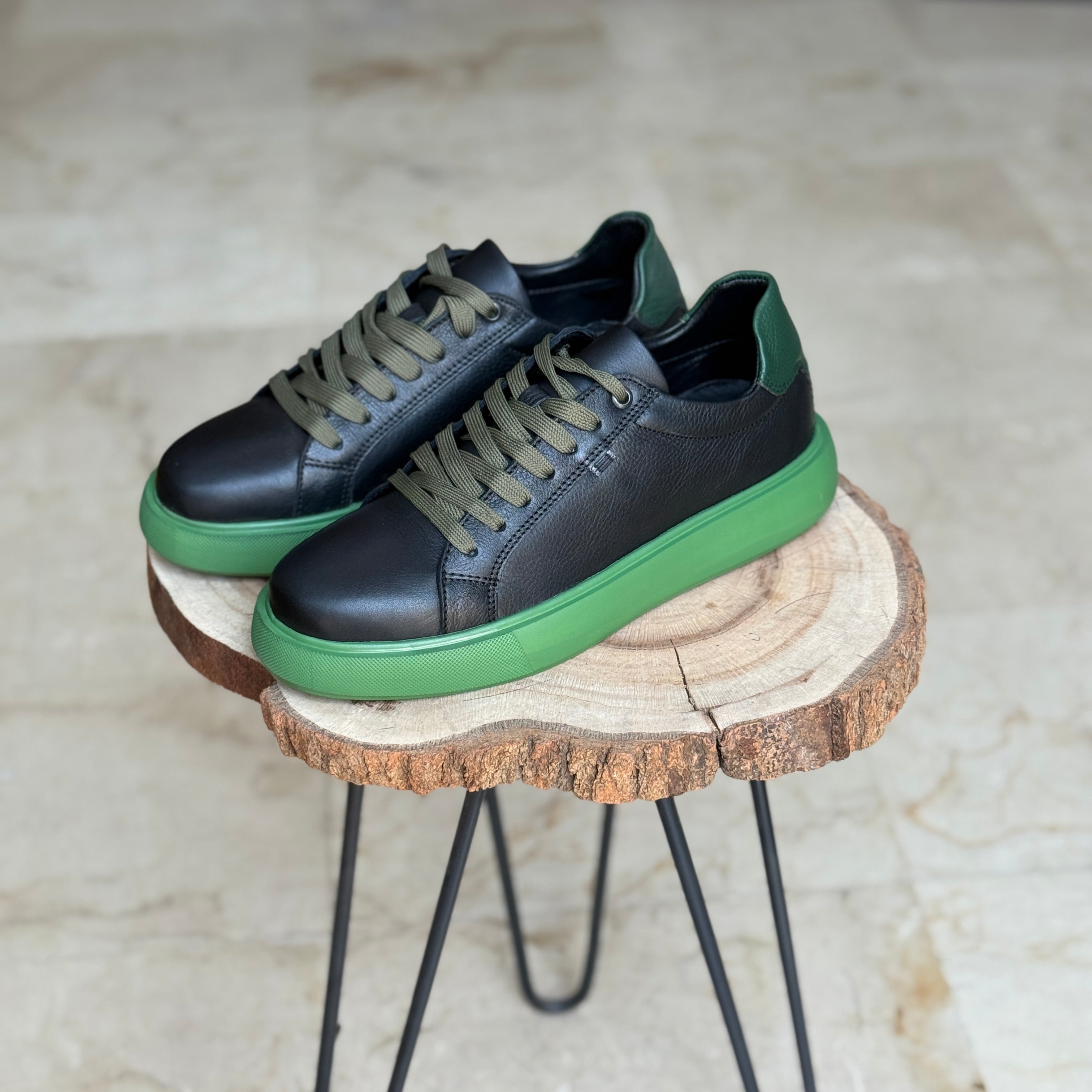 BASKET EN CUIR 528 N&V