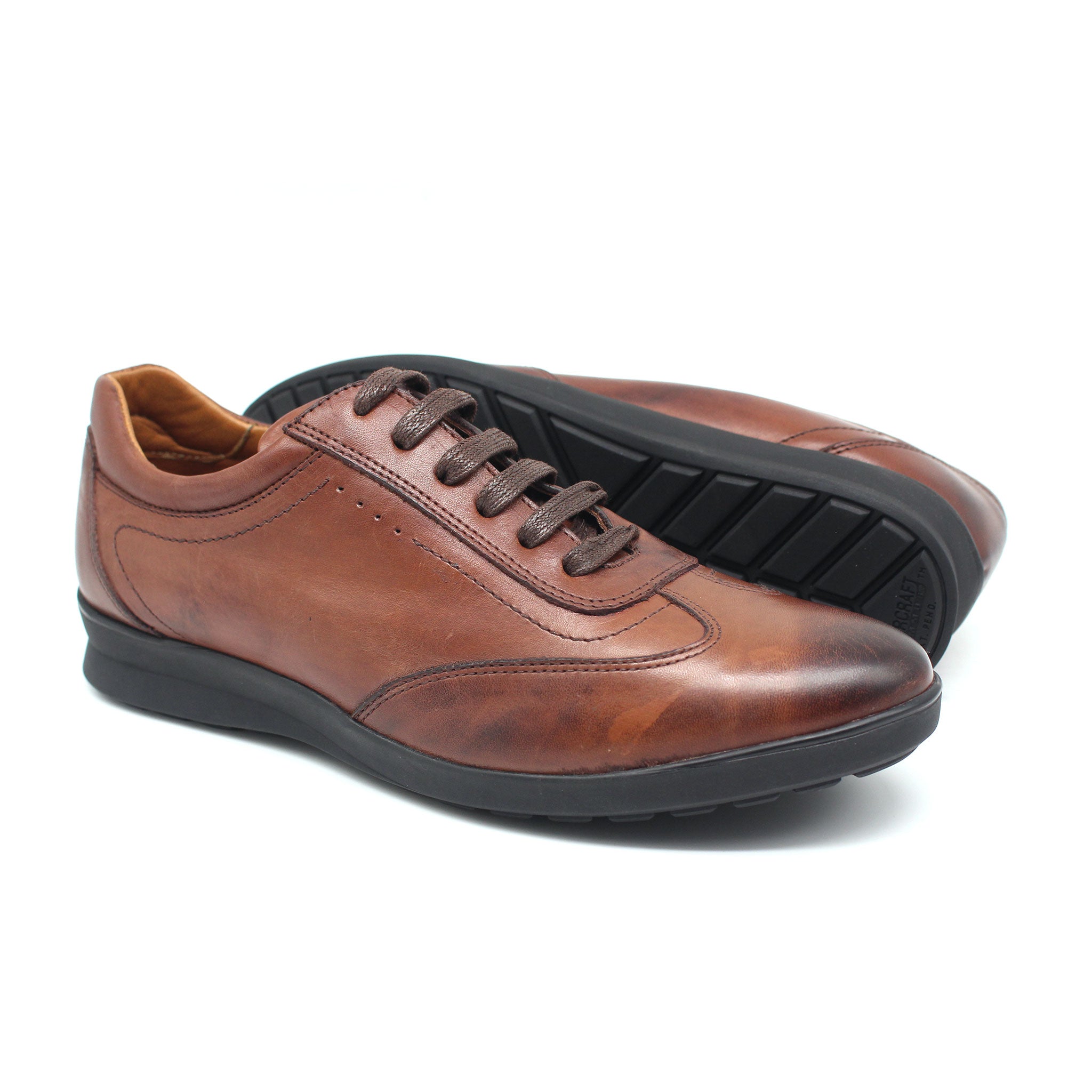 Chaussure en Cuir Ref: 1884 Marron Fonce TK23