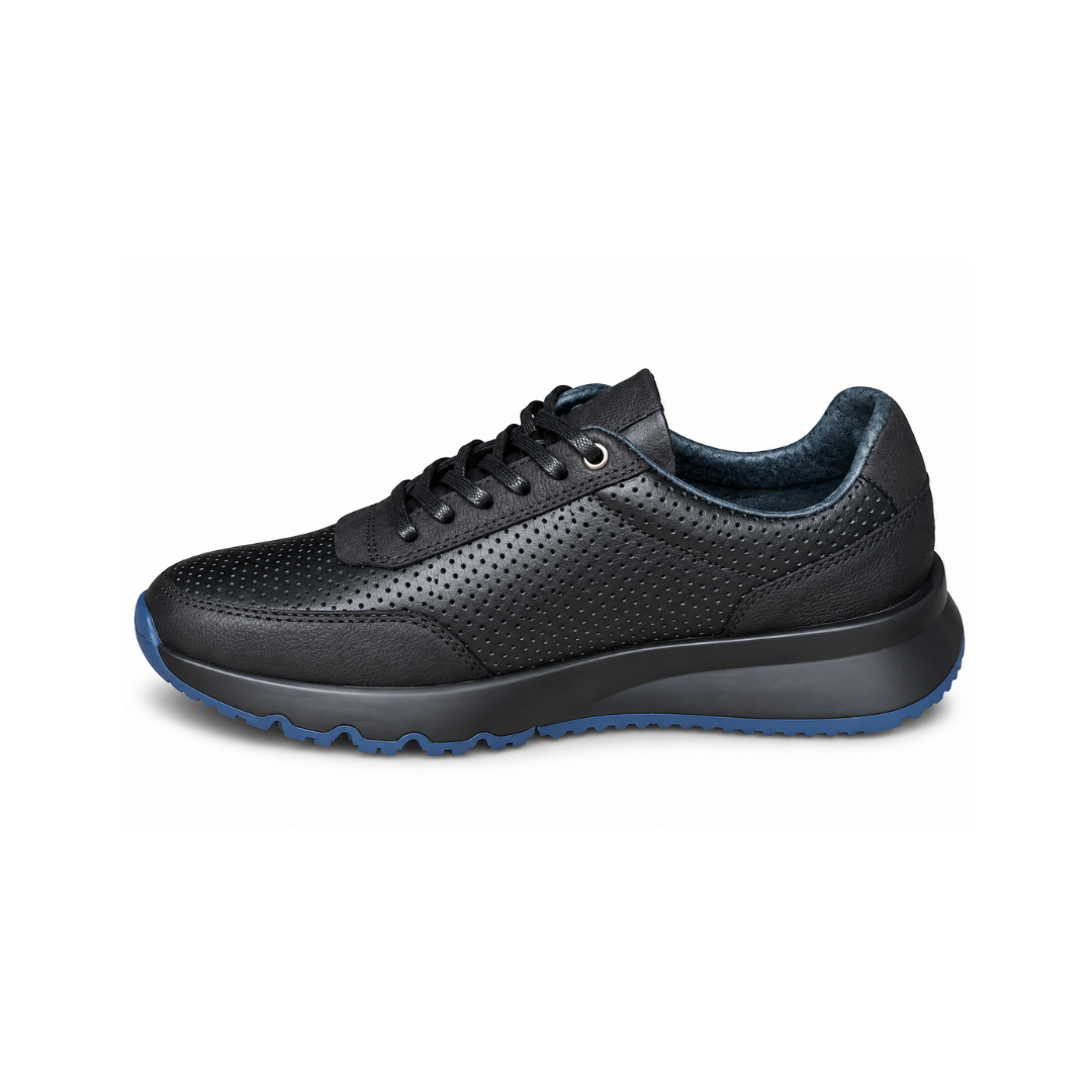 Baskets en Cuir NEW 921 NOIR
