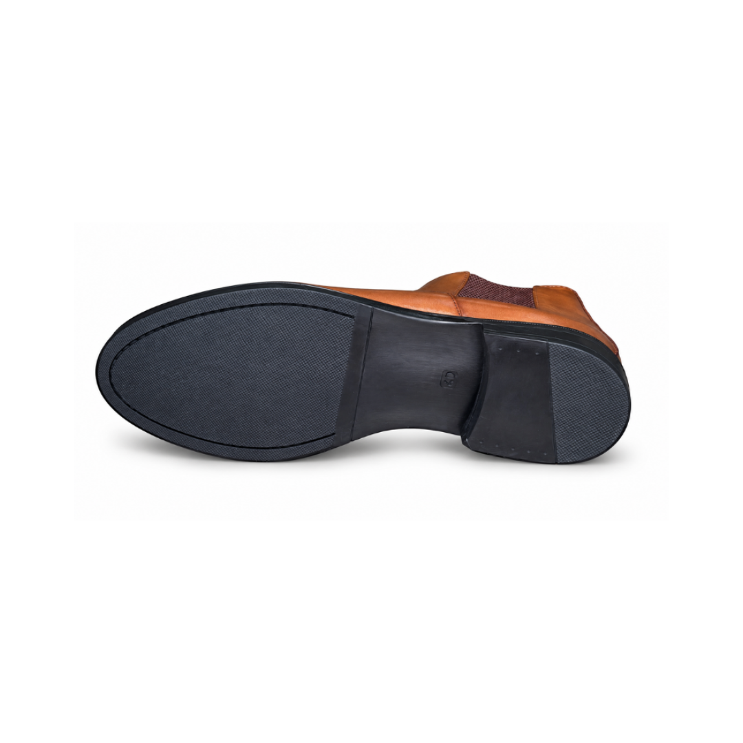 Bottine En Cuir 4060 Taba