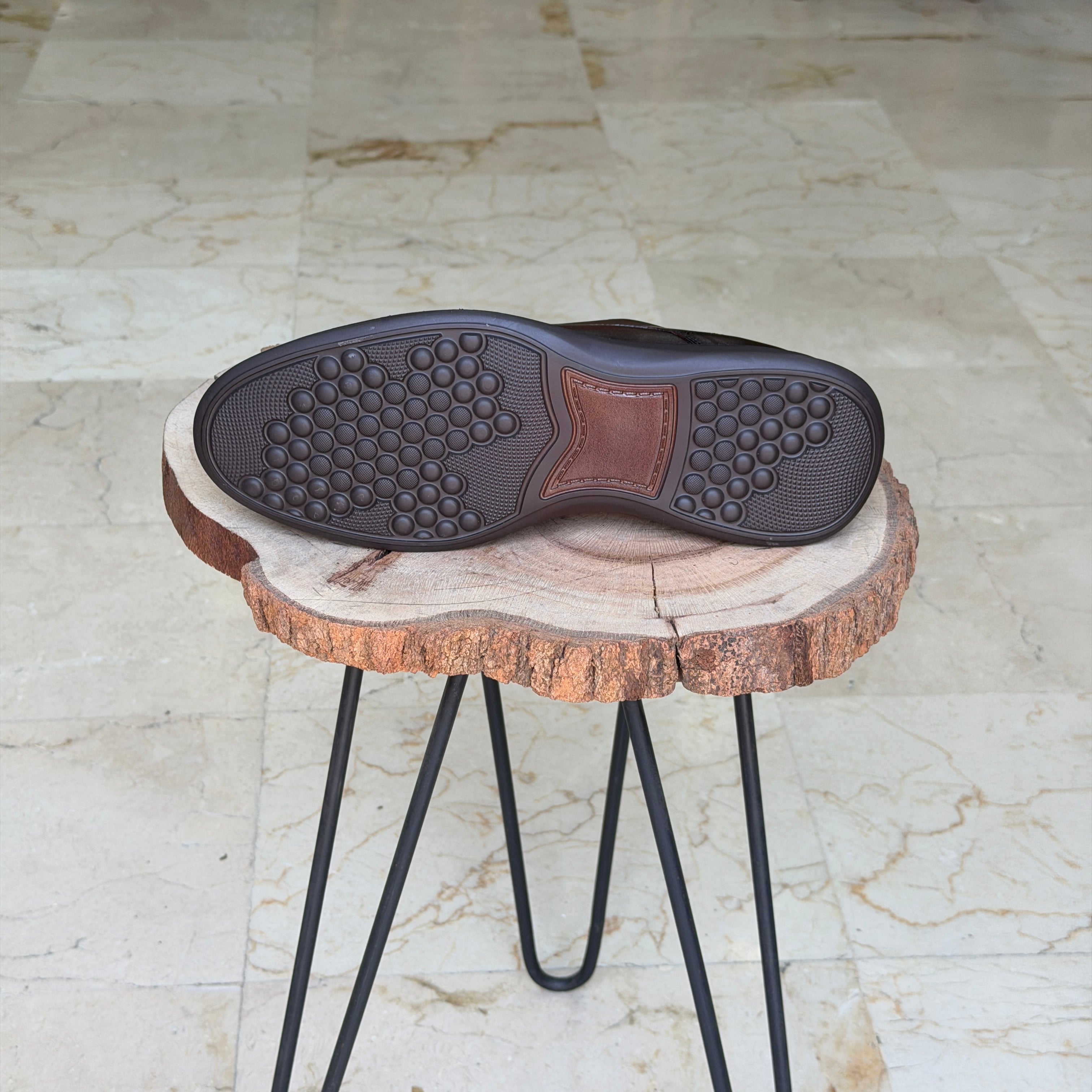 CHAUSSURES EN CUIR ELLEGANO 342 MARRON