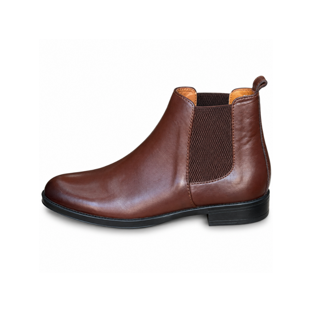 Bottine En Cuir 4060 Marron