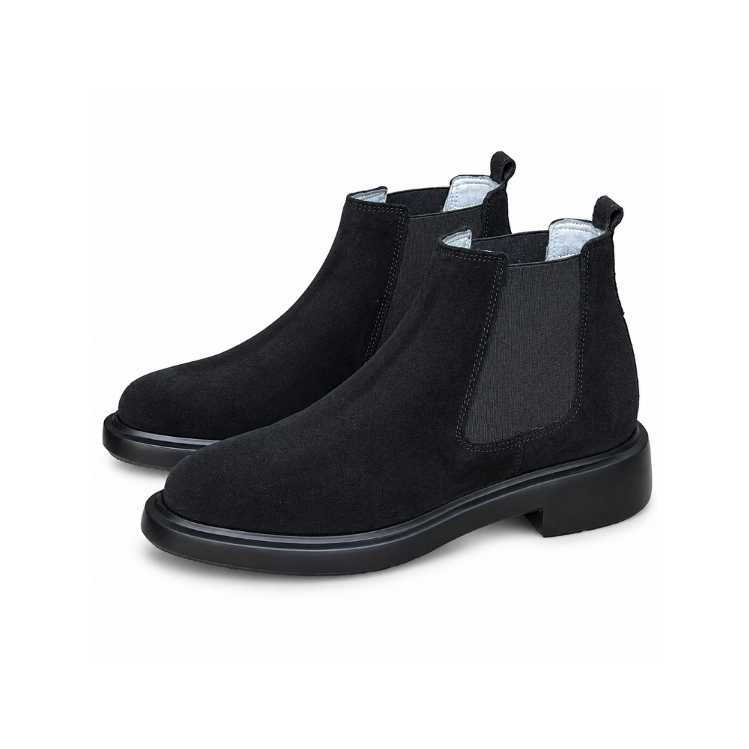 Bottine En Cuir 0400 NOIR DAIM