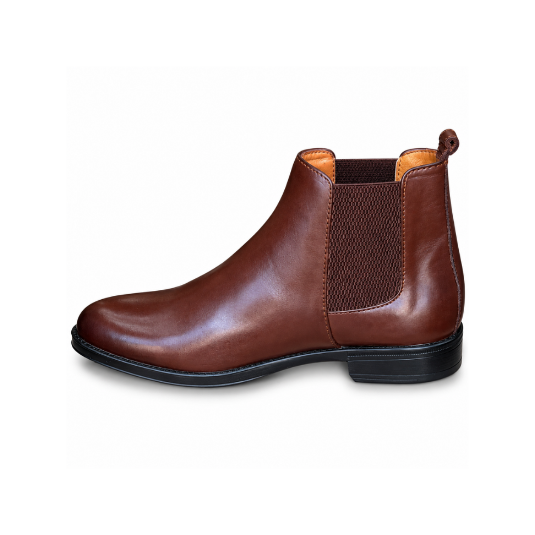 Bottine En Cuir 4060 Marron