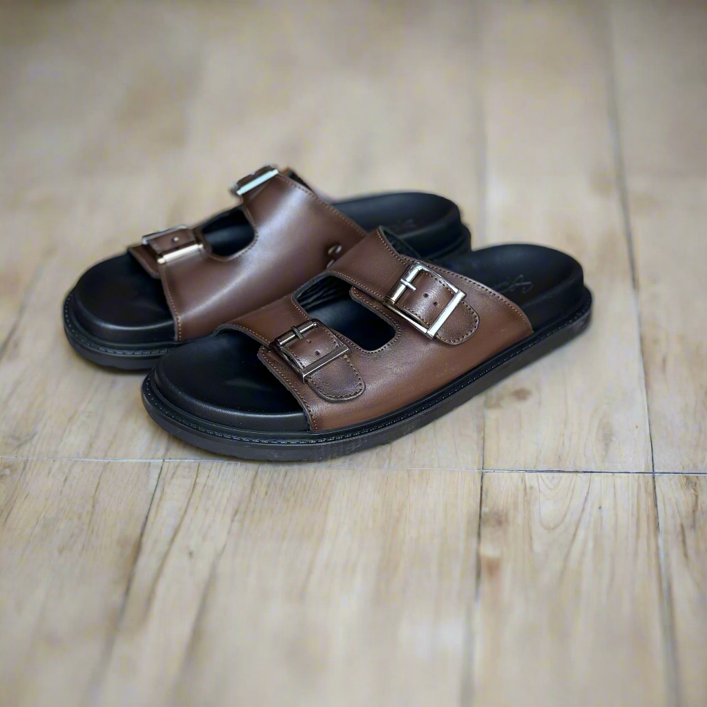 SANDALE EN CUIR CASTELO 204 MARRON8