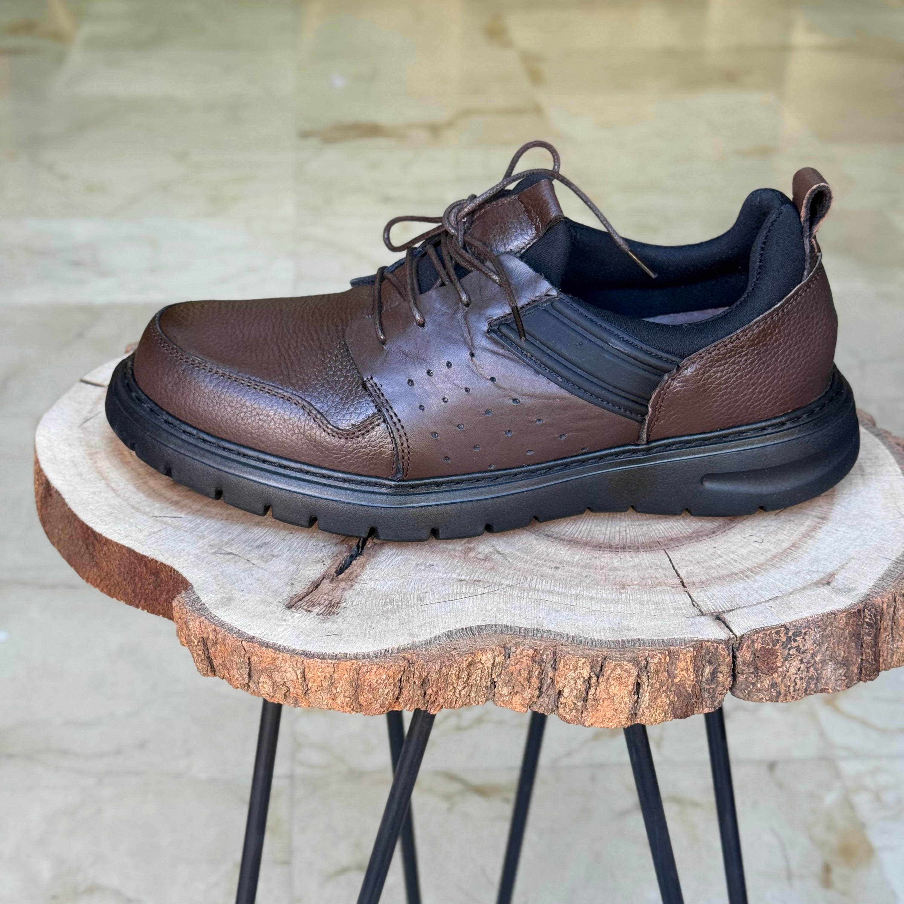 Chaussure Médical En cuir 140 Marron