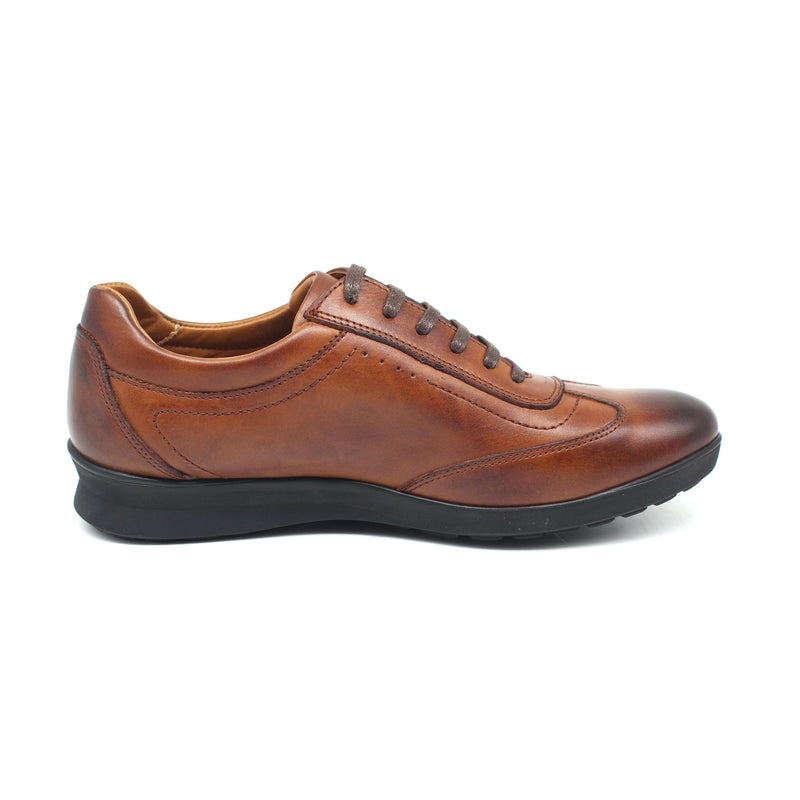 Chaussure en Cuir Ref: 1847 Marron Fonce TK23