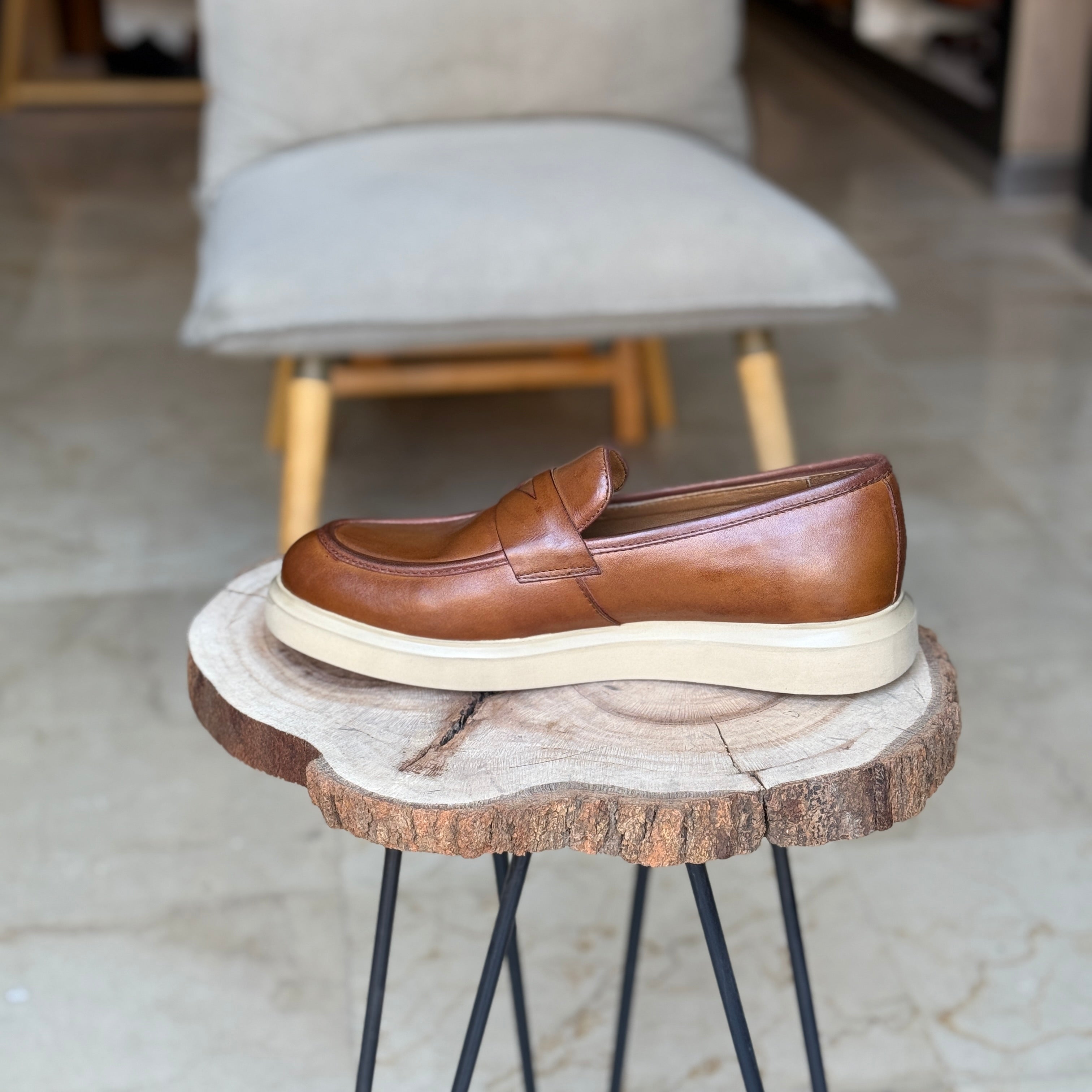 CHAUSSURES EN CUIR VÈRITABLES  DouxPas 1060 TABA