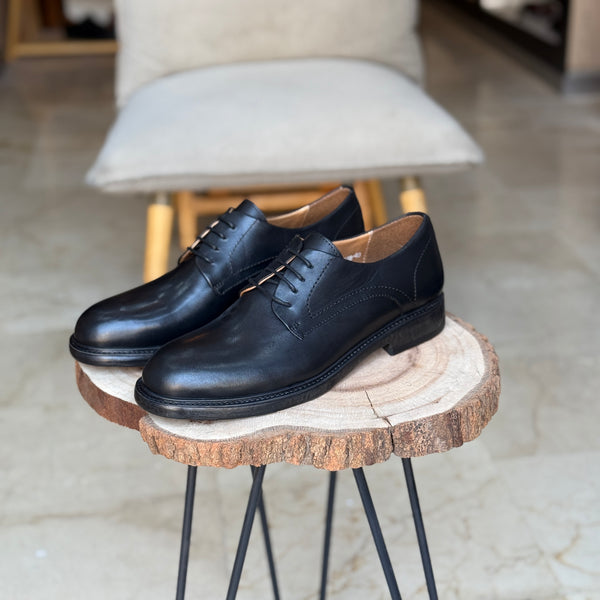 CHAUSSURES EN CUIR VÈRITABLES  REF: IT6038 NOIR