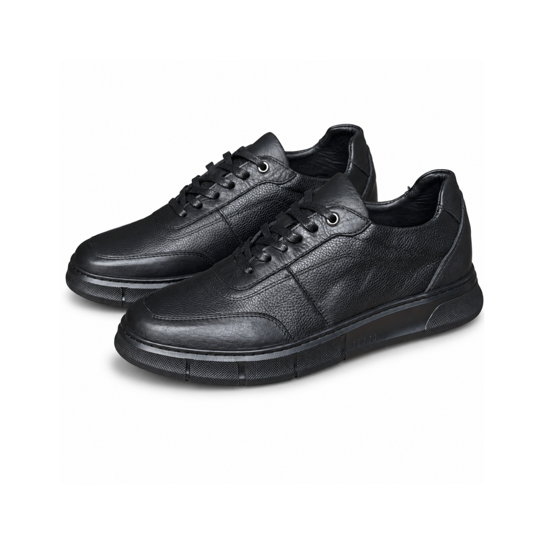 CHAUSSURE VALCON EN CUIR  916 NOIR