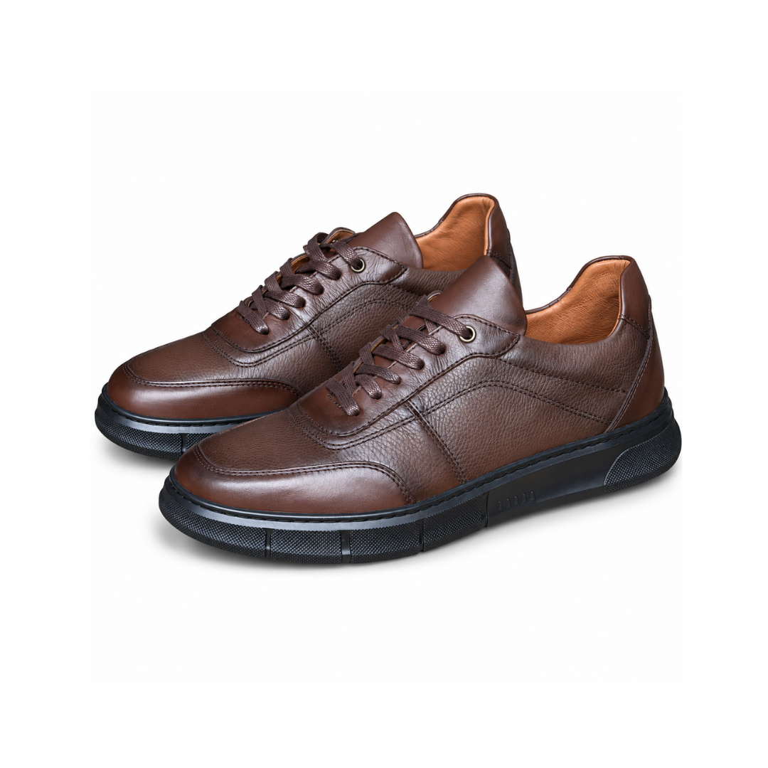 CHAUSSURE VALCON EN CUIR  916 MARRON