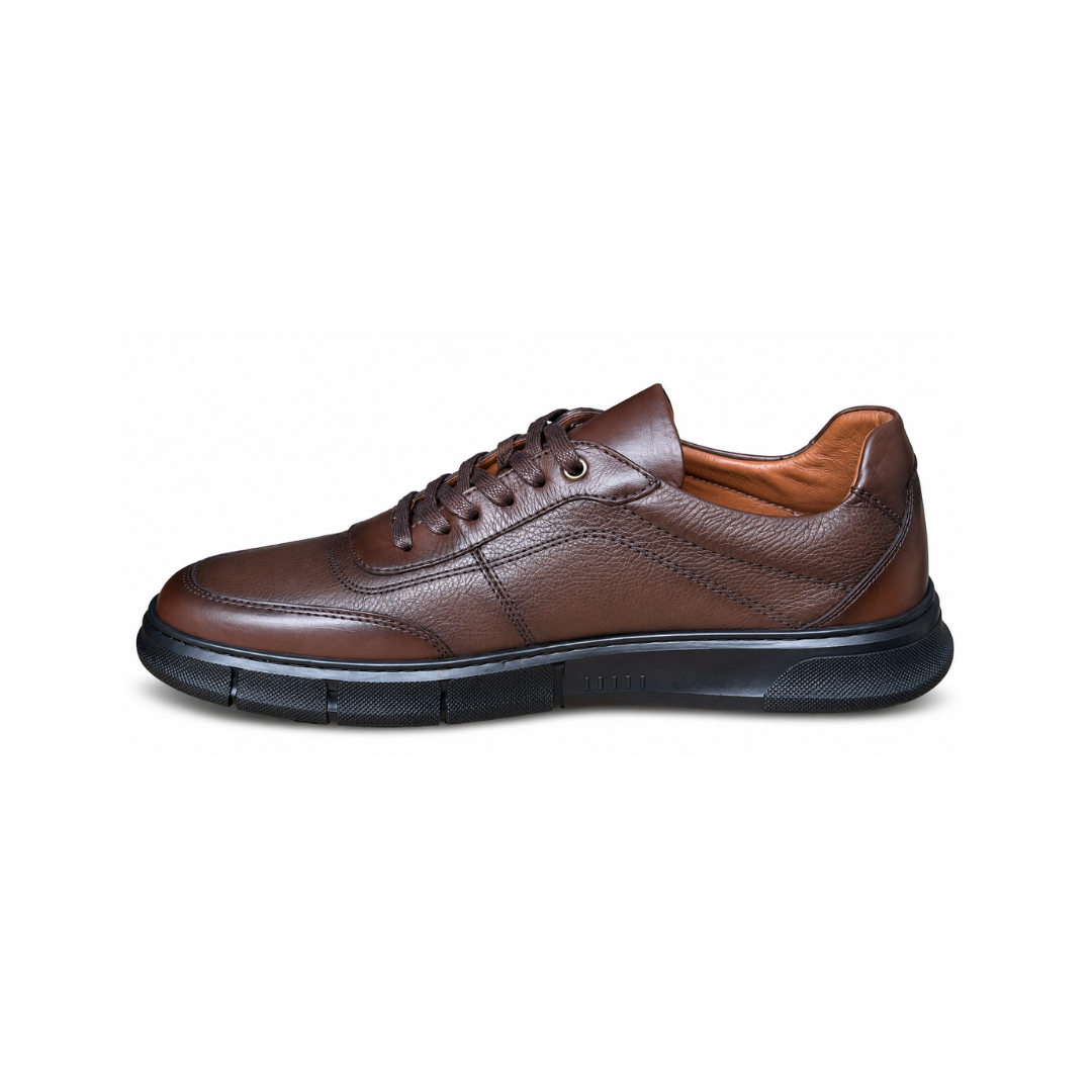 CHAUSSURE VALCON EN CUIR  916 MARRON