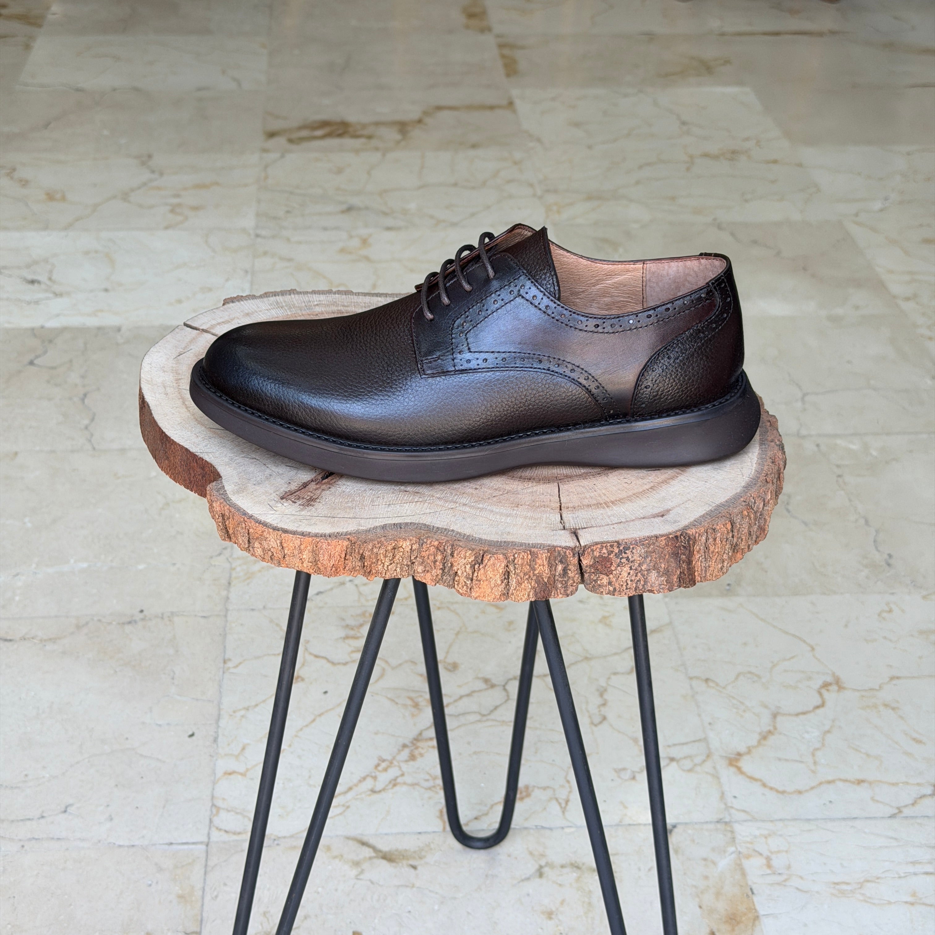 CHAUSSURES EN CUIR ELLEGANO 0467 MARRON