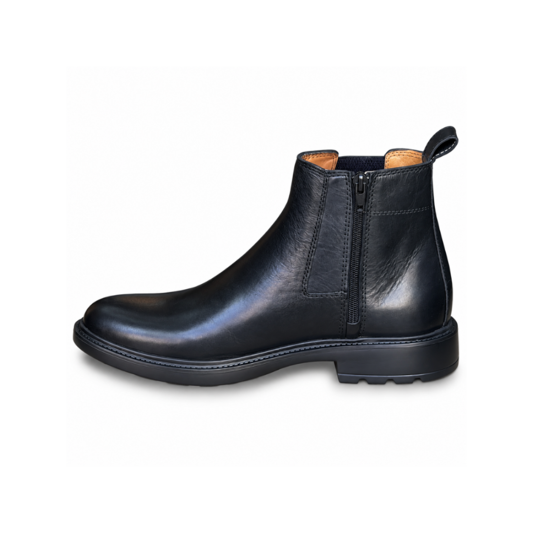 Bottine En Cuir 301 Noir - Shopilo Shoes