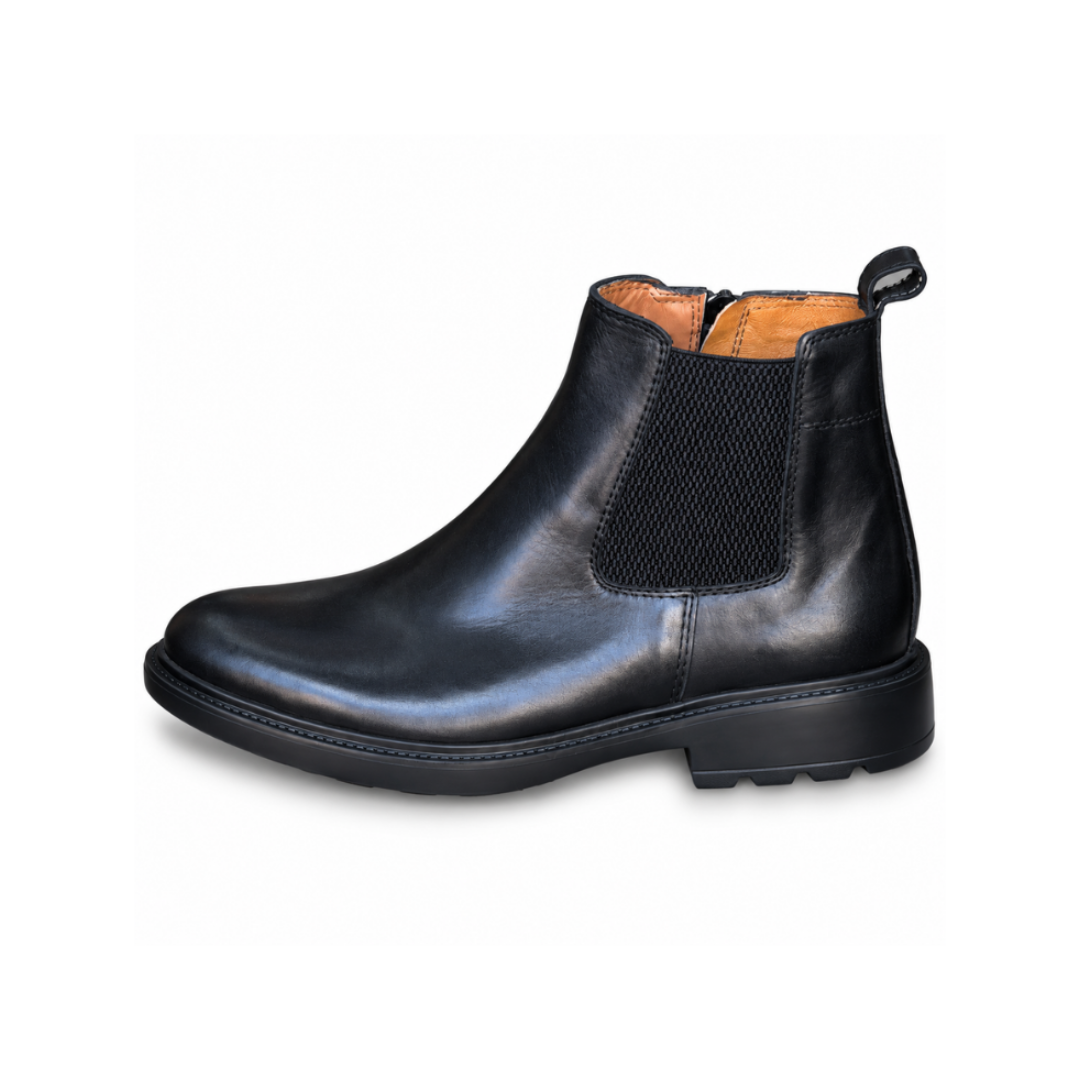 Bottine En Cuir 301 Noir - Shopilo Shoes