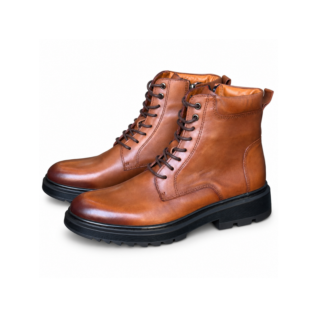 Bottine En Cuir N 4009 TABA