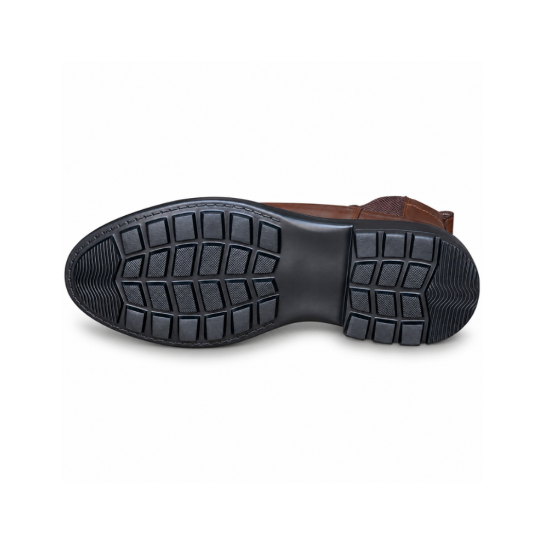 Bottine En Cuir 301 Marron - Shopilo Shoes