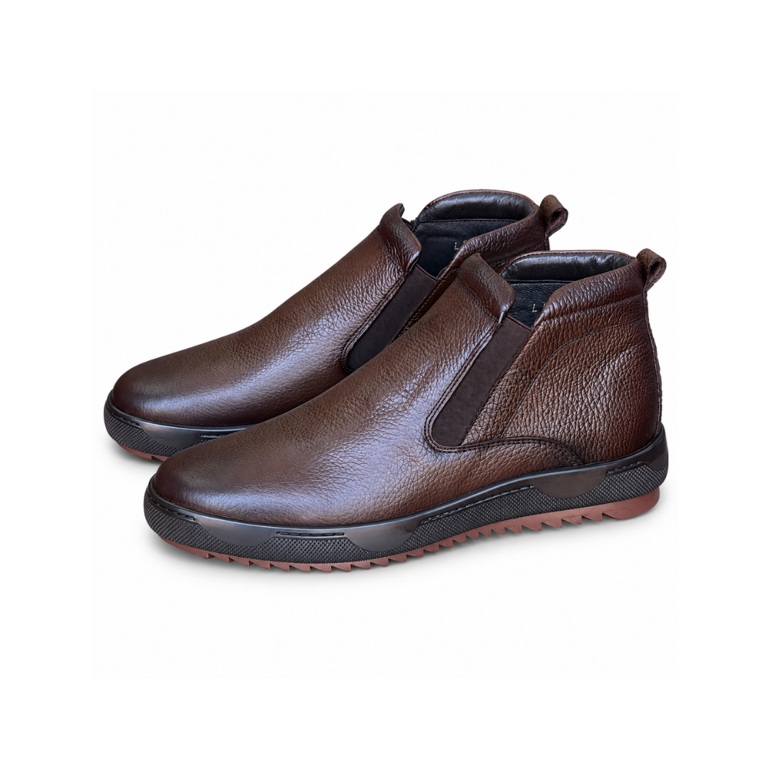Bottine En Cuir 243 MARRON