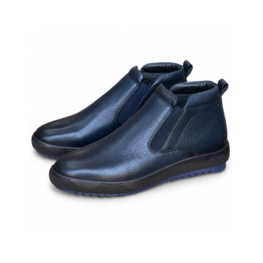 Bottine En Cuir 243 BLEU